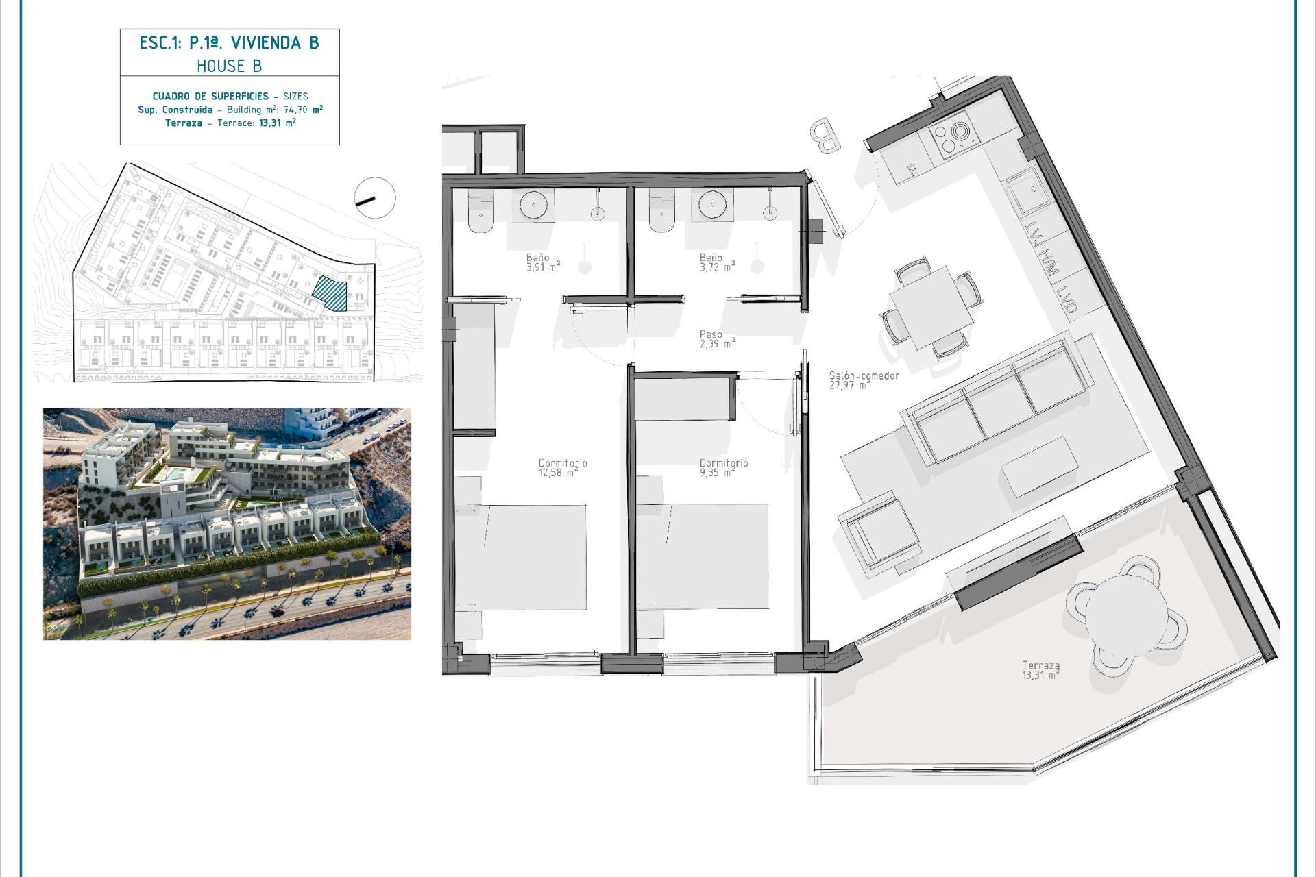 New Build - Apartment - Águilas - Playa del Hornillo