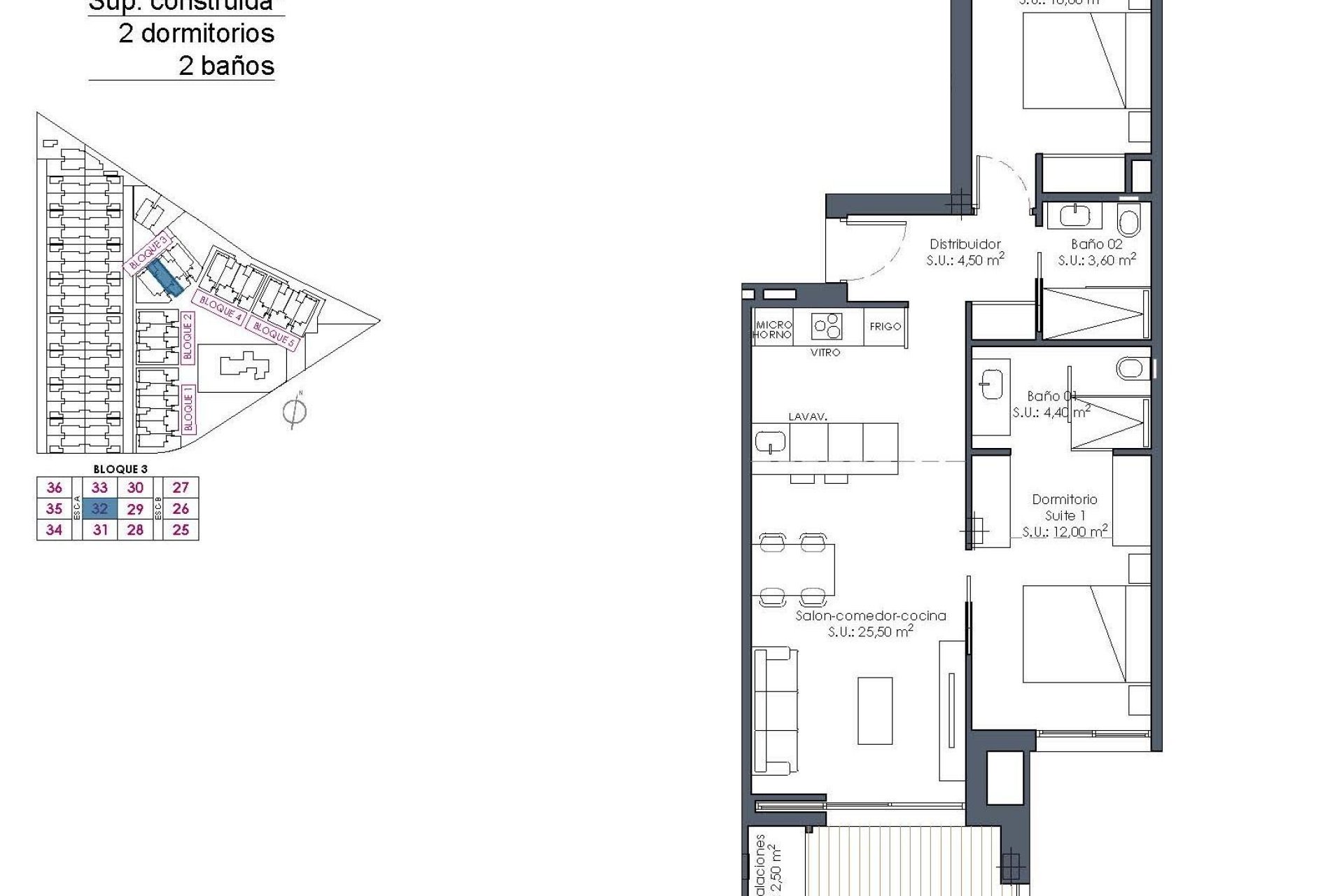 New Build - Apartment  - Los Alcázares - Serena Golf