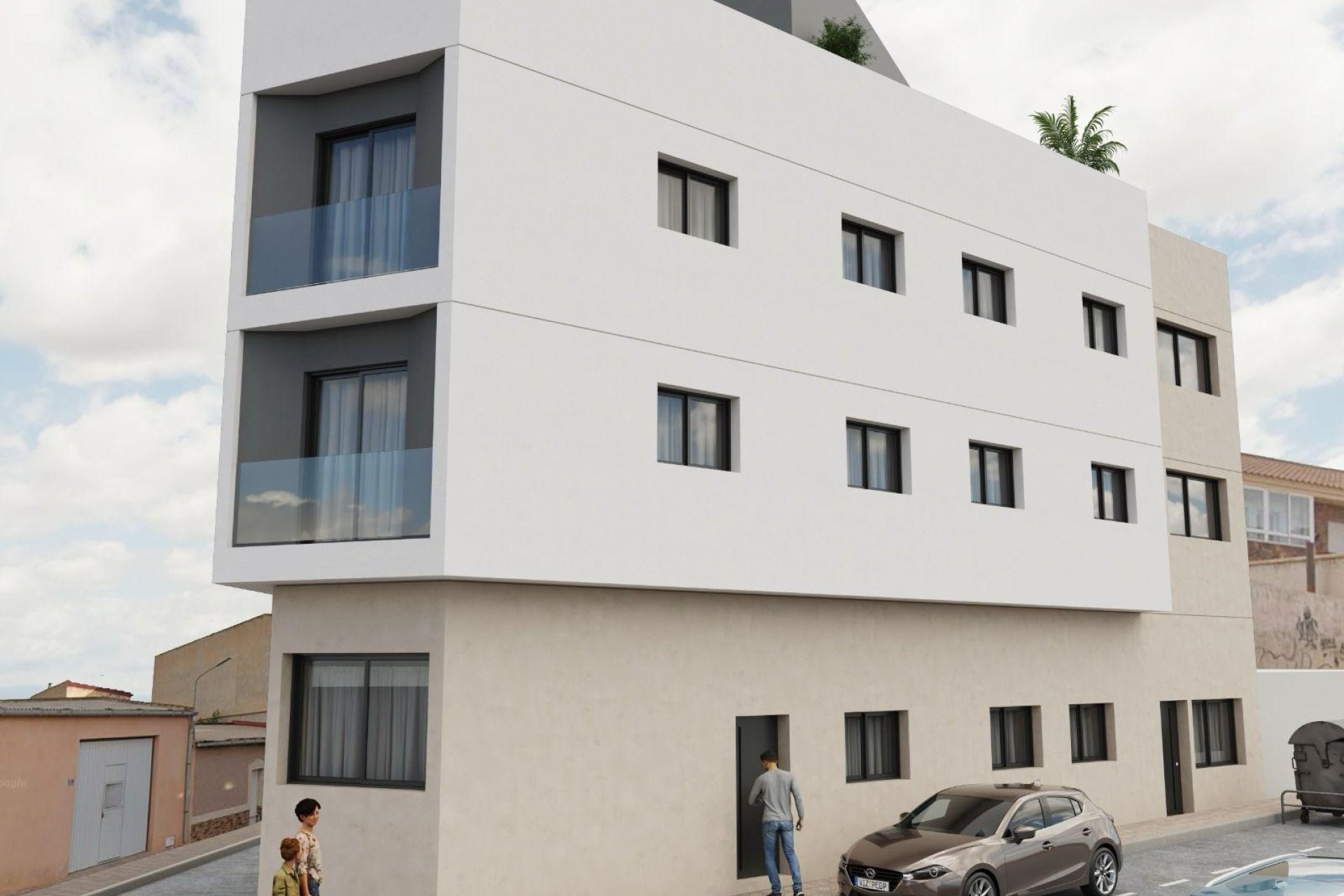 New Build - Apartment  - Mazarron - pueblo