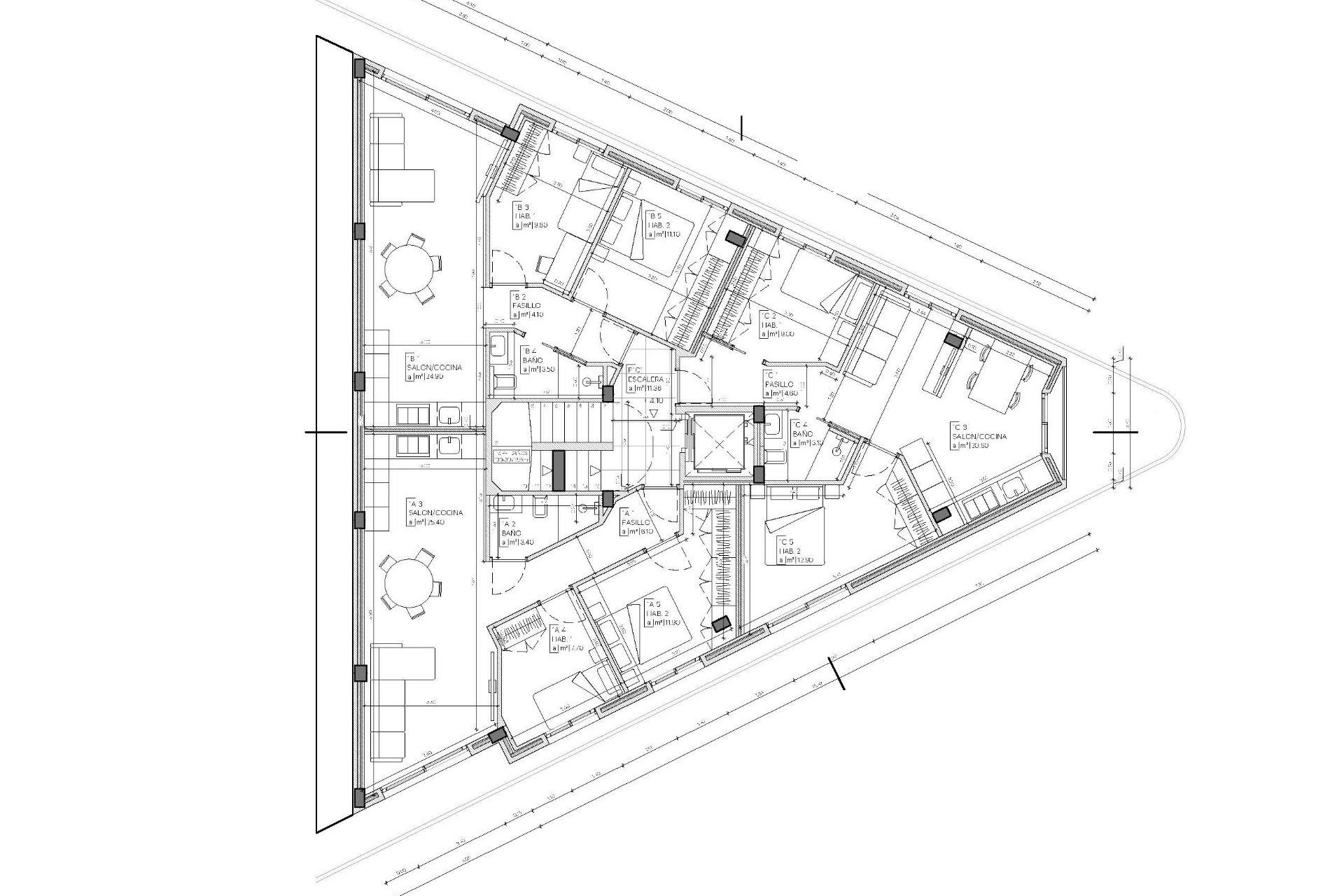 New Build - Apartment  - Mazarron - pueblo
