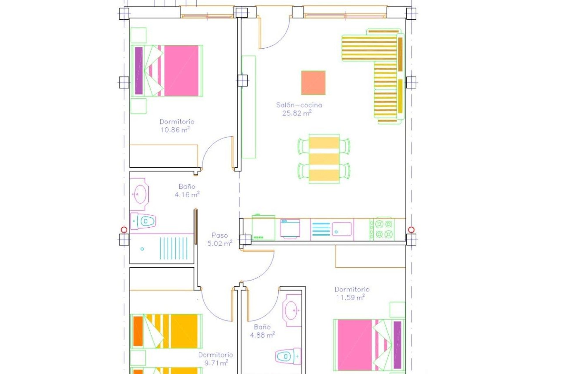 New Build - Bungalow - San Javier - pueblo