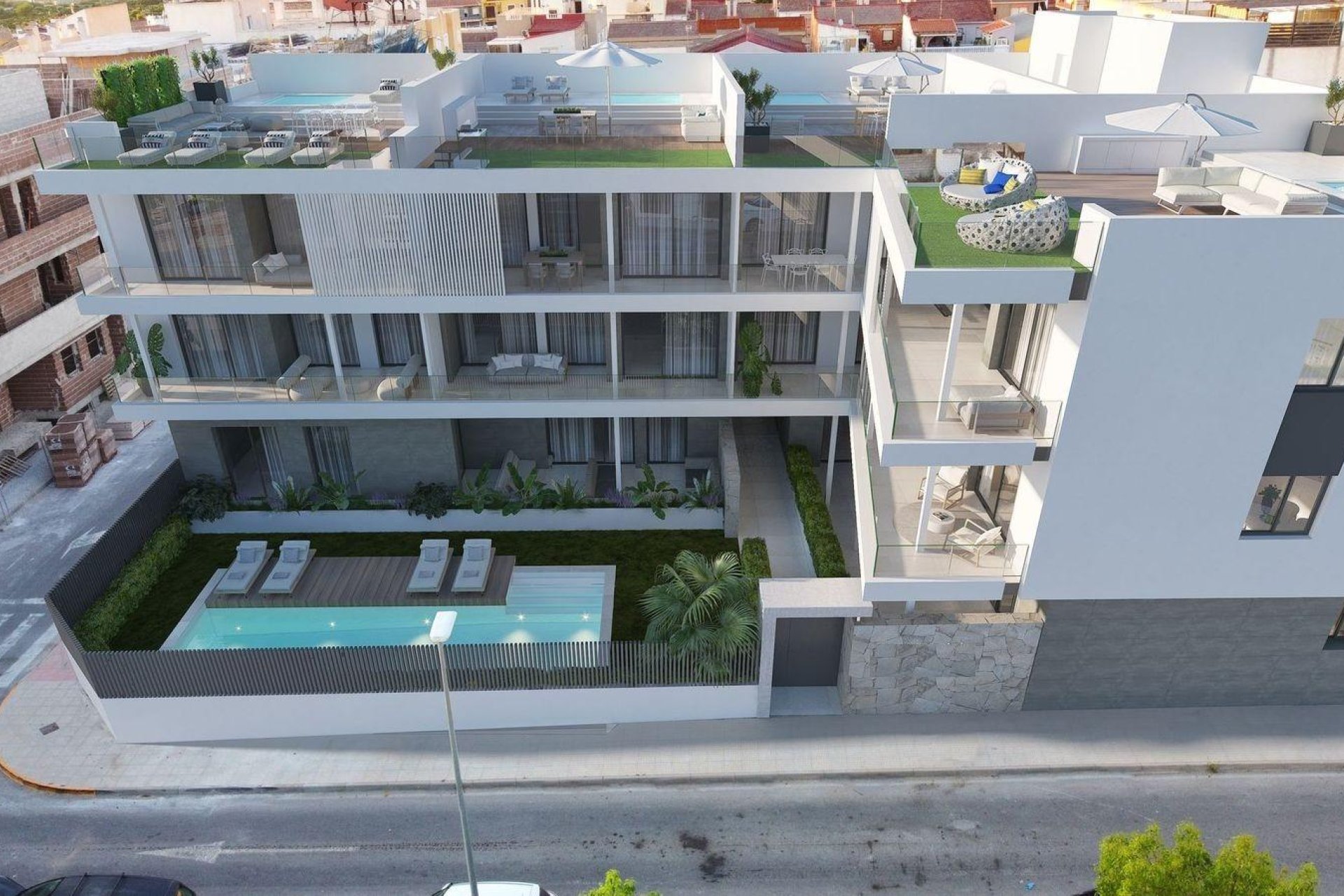 New Build - Ground floor apartment - Benijofar - Pueblo