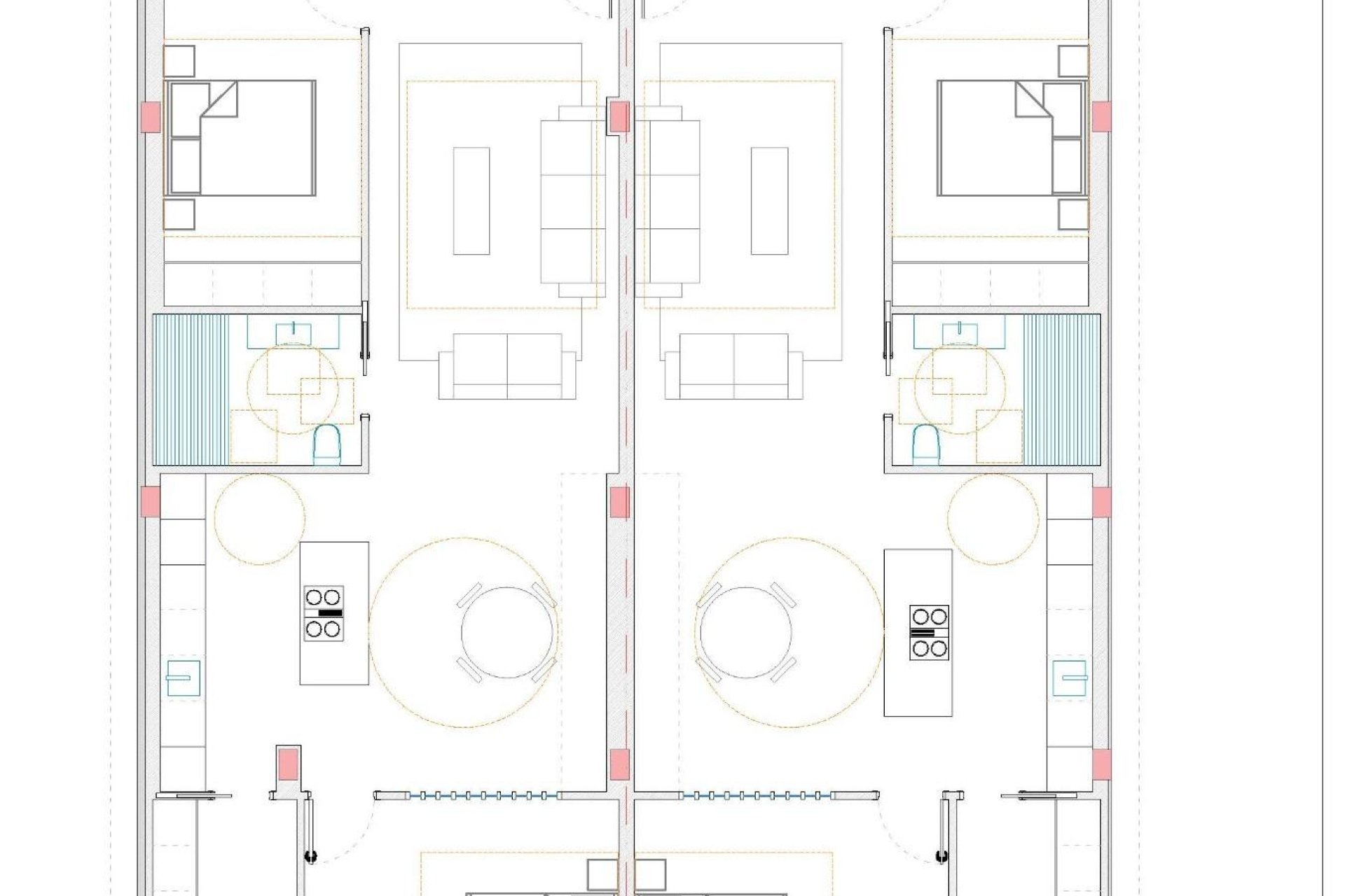 New Build - Ground floor apartment - Catral - pueblo