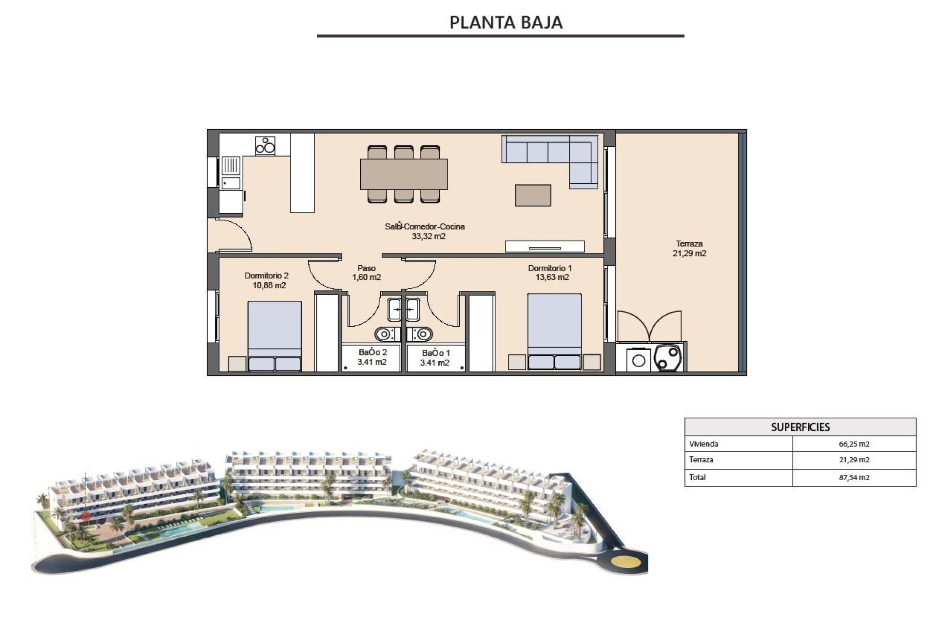 New Build - Ground floor apartment - Finestrat - Balcón De Finestrat