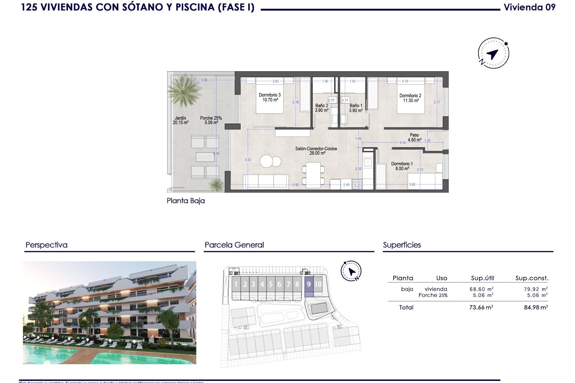 New Build - Ground floor apartment - San Javier - Santiago De La Ribera