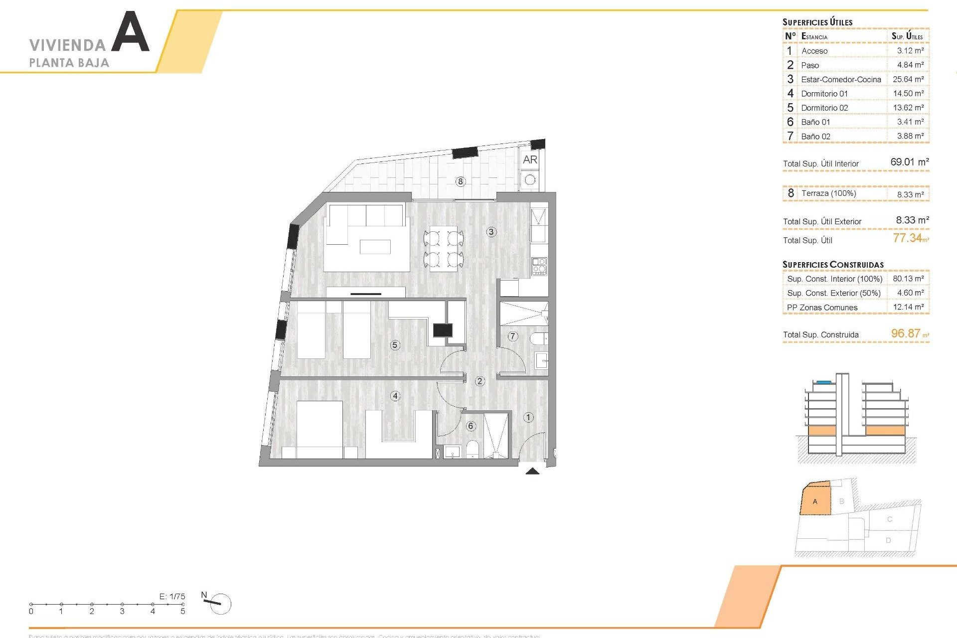 New Build - Ground floor apartment - Torrevieja - Centro