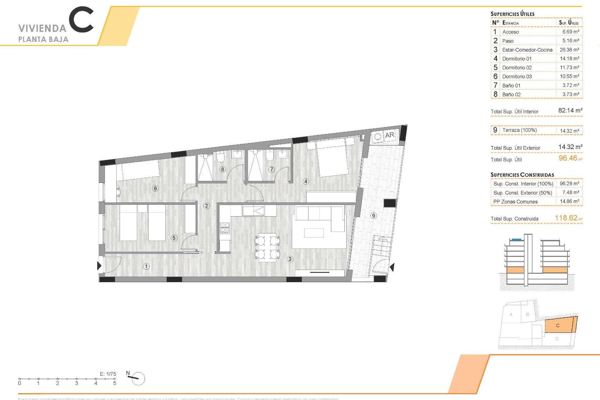 New Build - Ground floor apartment - Torrevieja - Centro