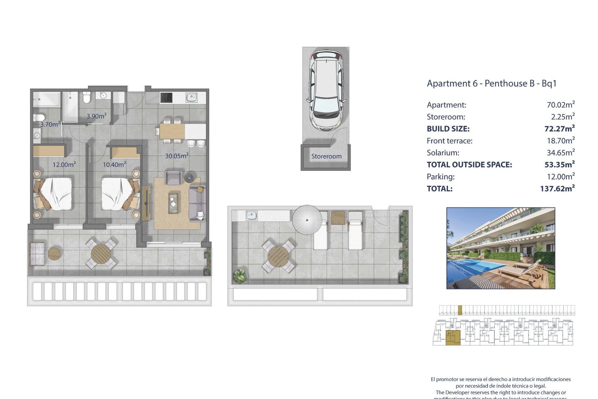 New Build - Penthouse - Los Alcázares - Los Narejos