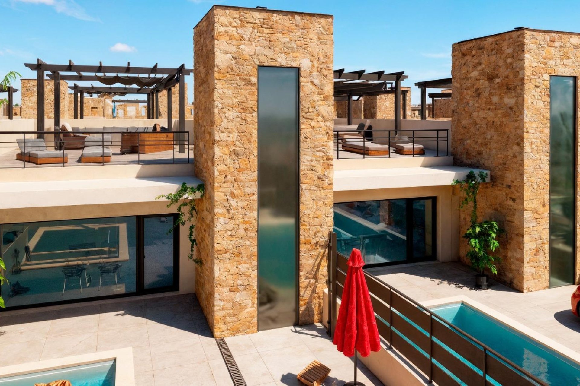 New Build - semi-detached house - Fuente Álamo - La Pinilla