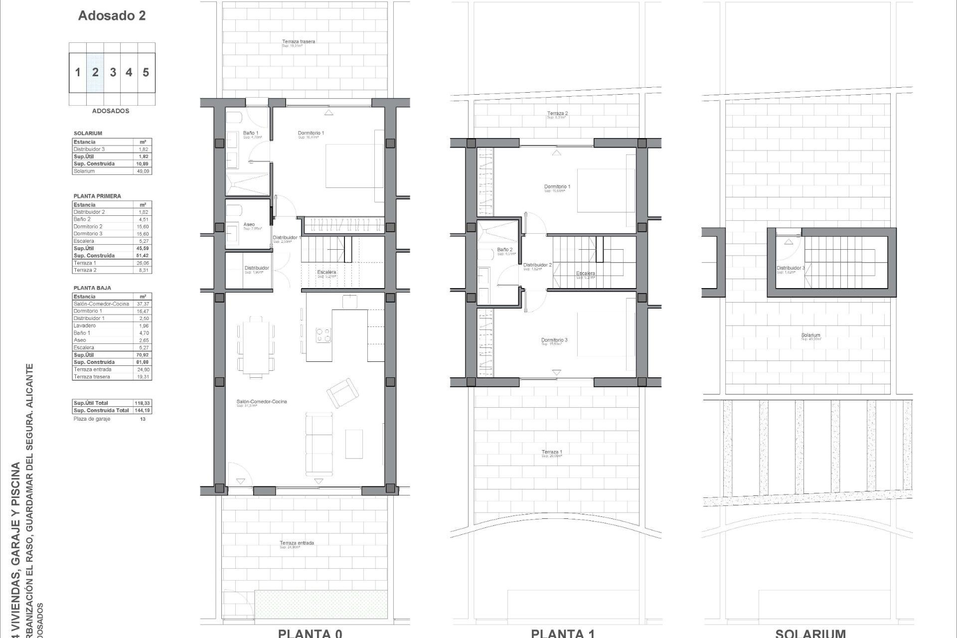 New Build - semi-detached house - Guardamar del Segura - EL RASO