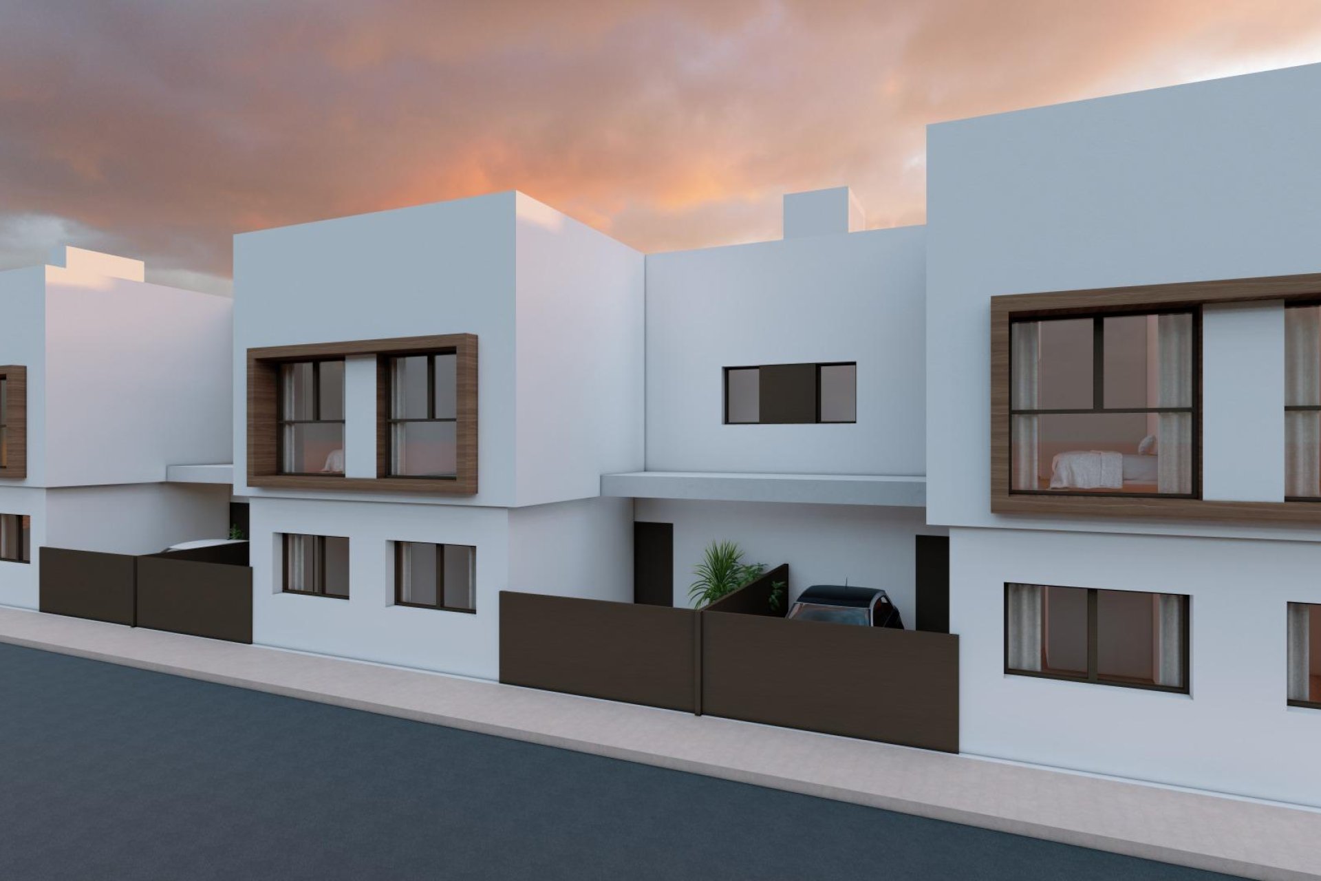 New Build - semi-detached house - San Javier - pueblo