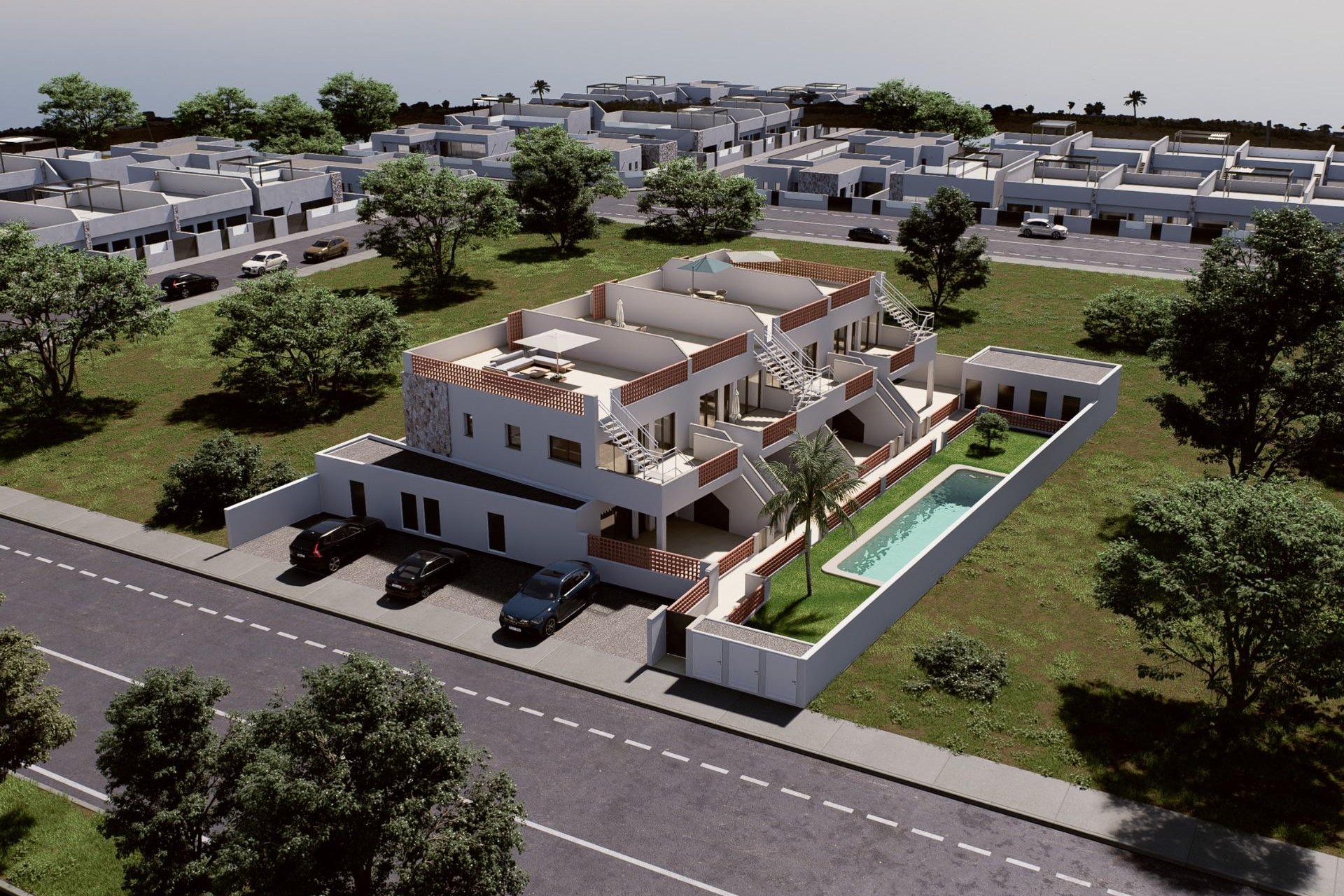 New Build - Top Floor Bungalow - Pilar de la Horadada - Parque del Mediterraneo