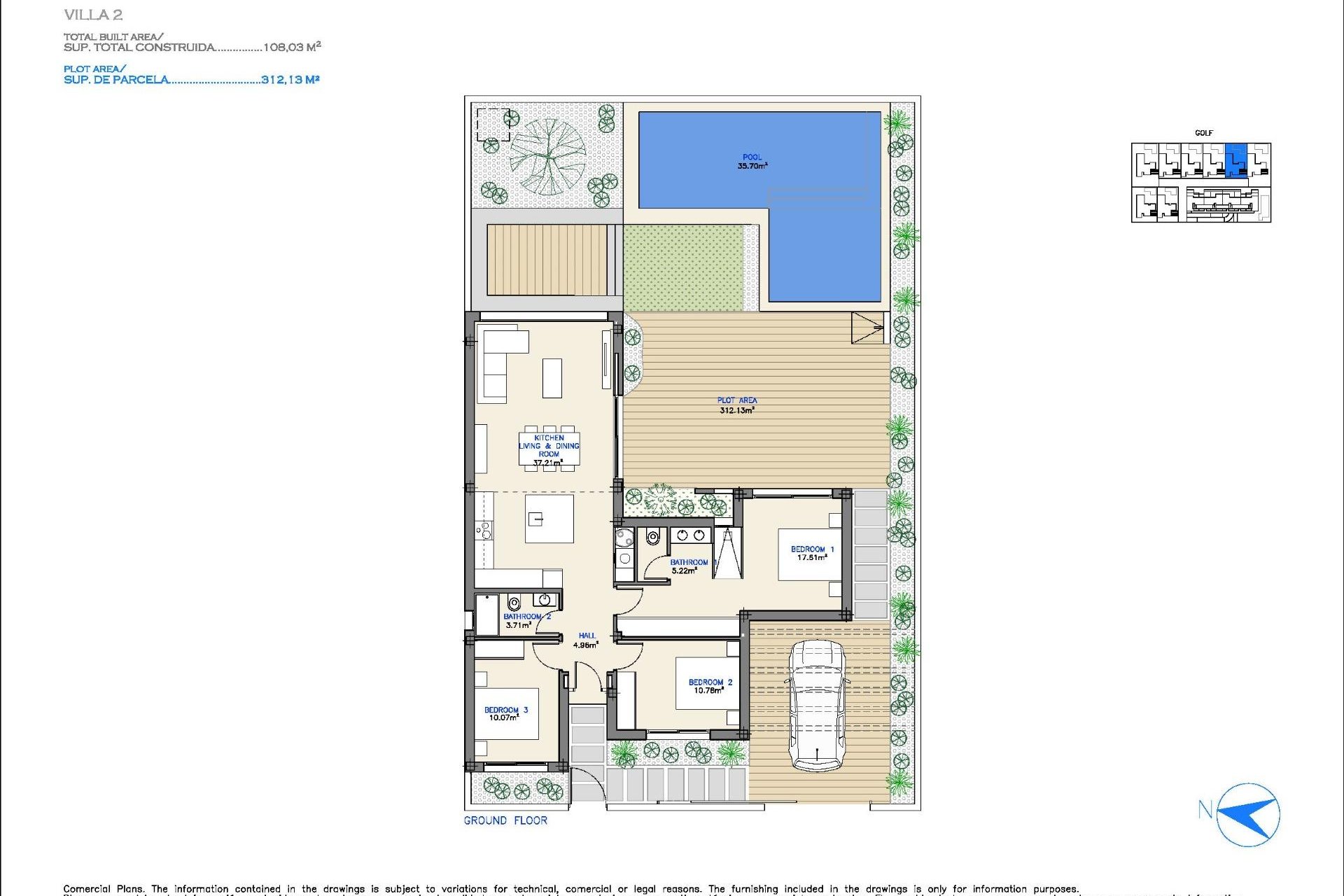 New Build - Villa - Los Alcázares - Serena Golf