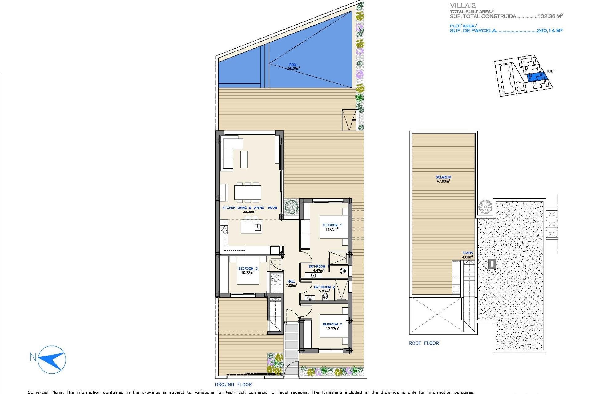 New Build - Villa - Los Alcázares - Serena Golf