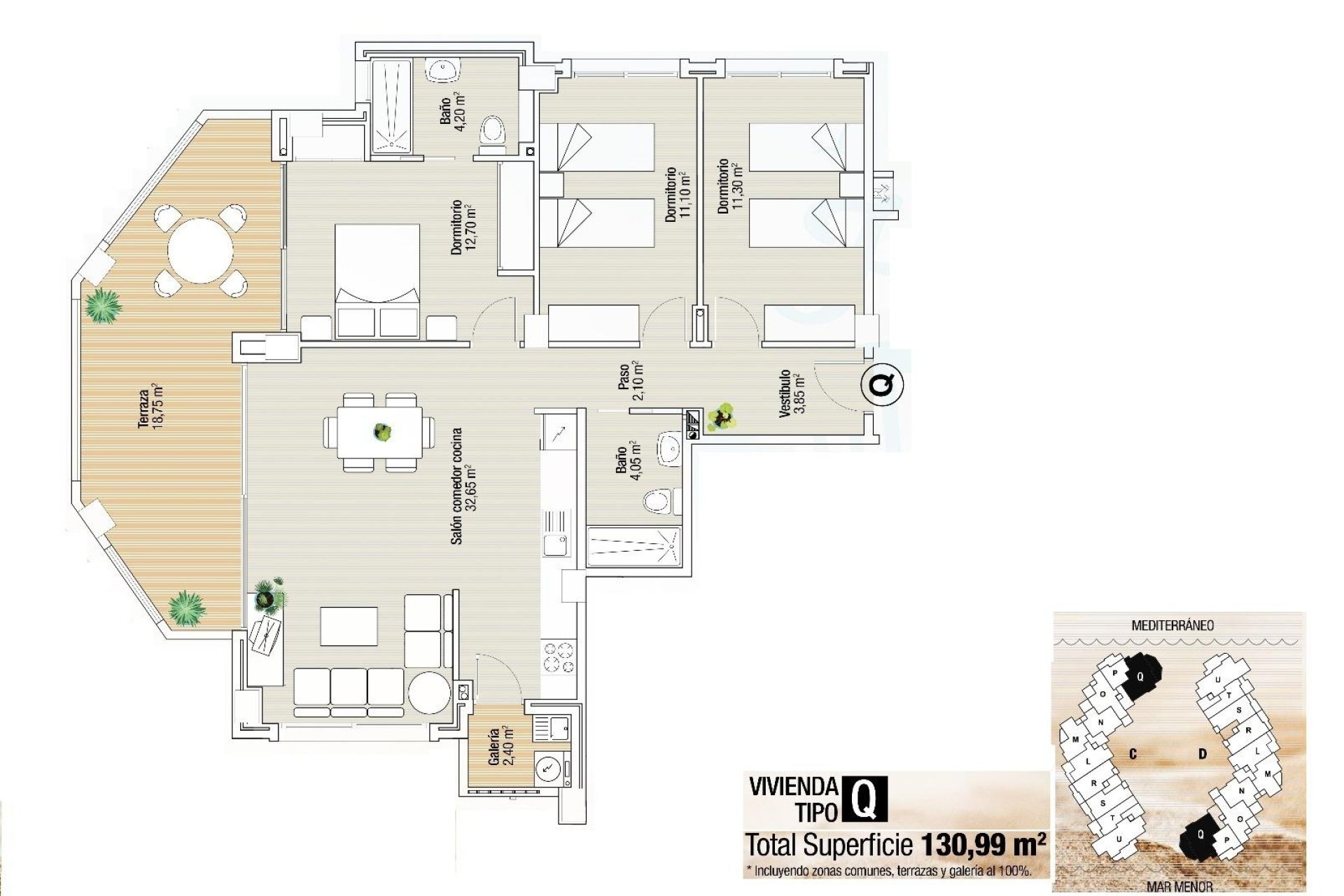 Nieuwbouw Woningen - Apartment - La Manga del Mar Menor - La Manga