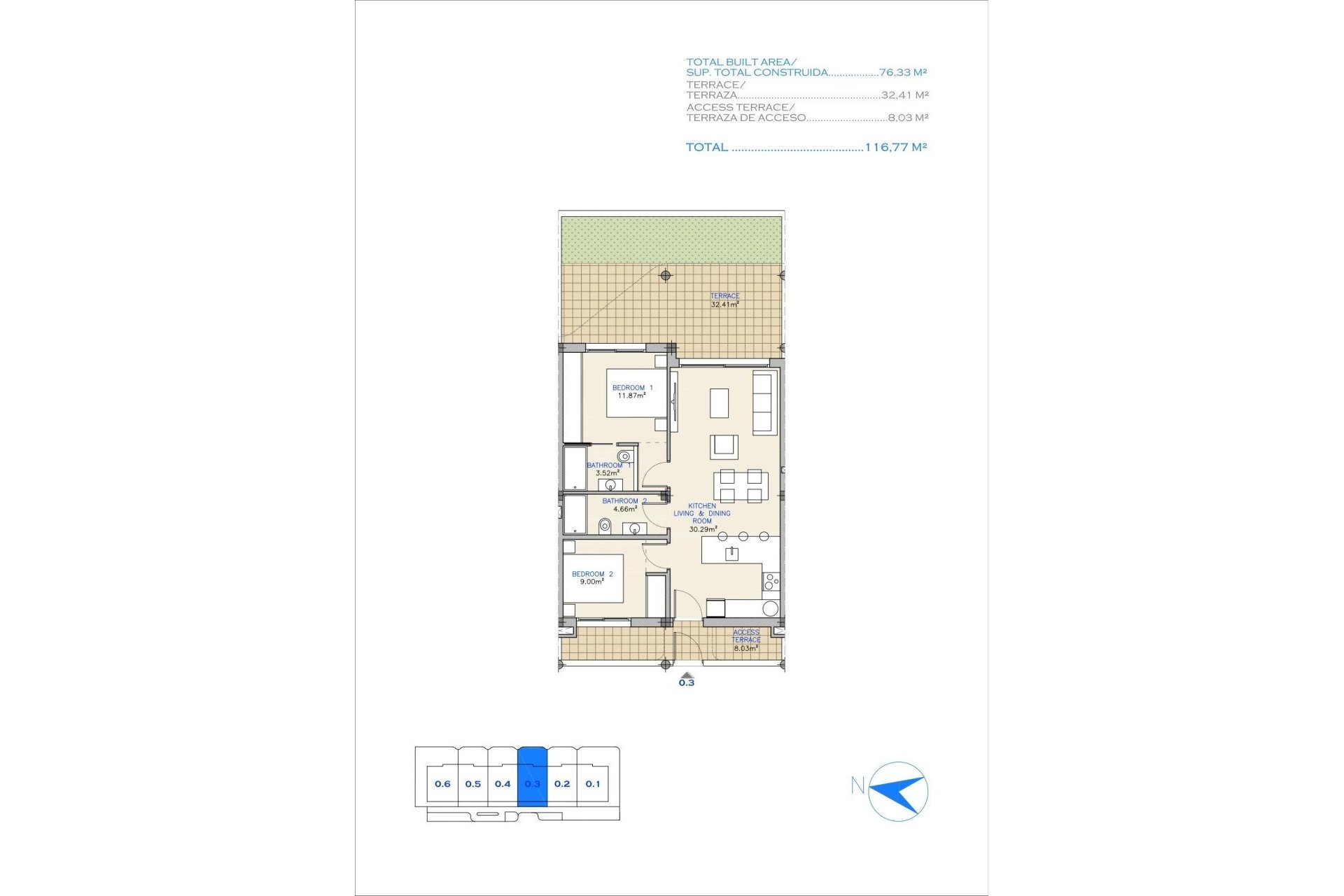 Nieuwbouw Woningen - Apartment - Los Alcázares - Serena Golf