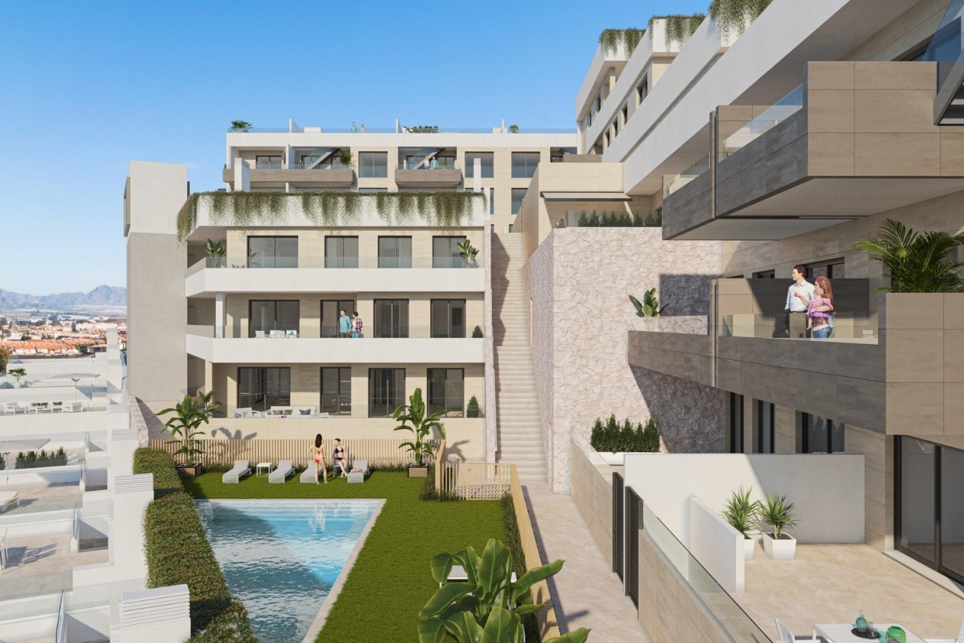 Nieuwbouw Woningen - Appartement  - Águilas - Playa del Hornillo