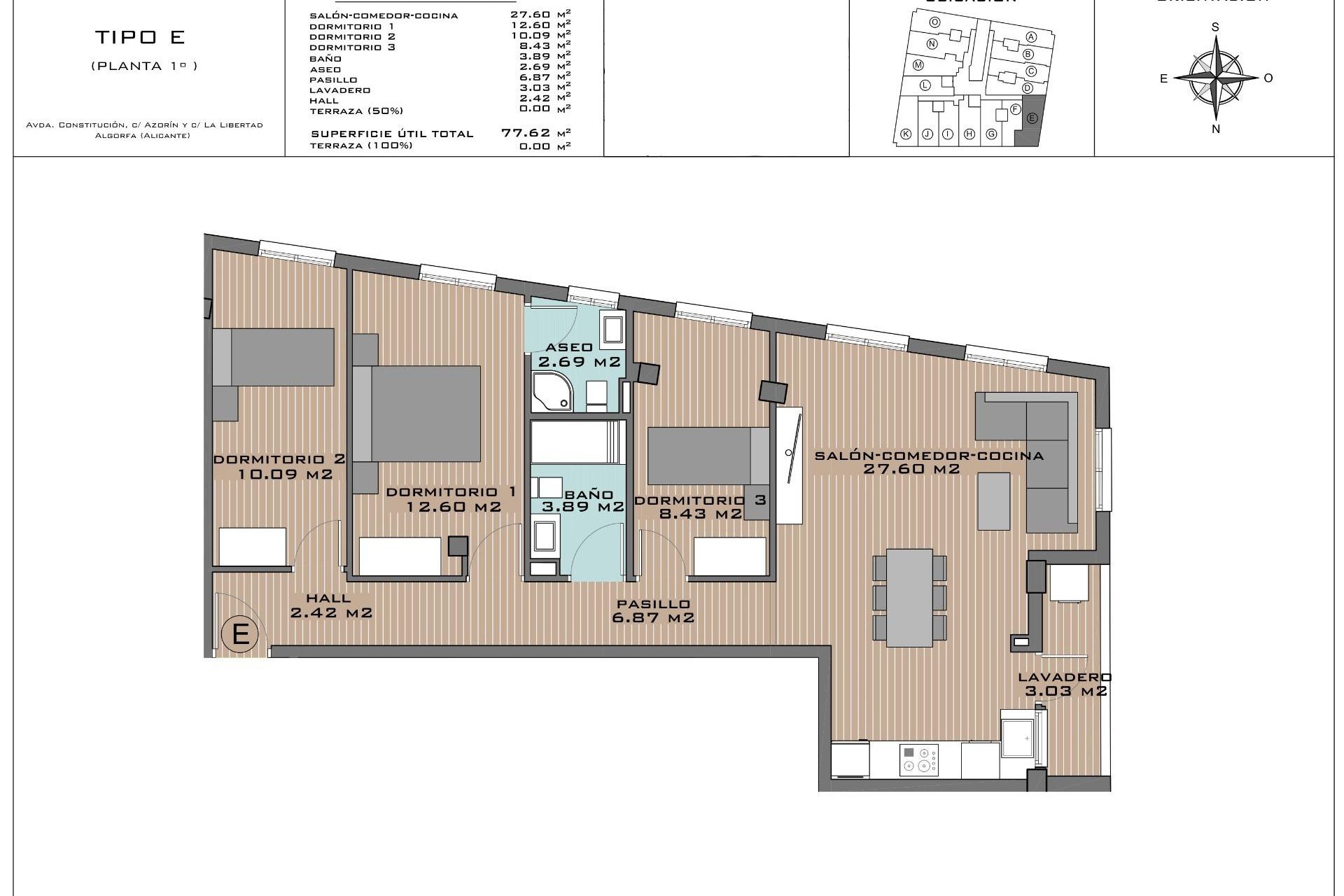 Nieuwbouw Woningen - Appartement  - Algorfa - Pueblo