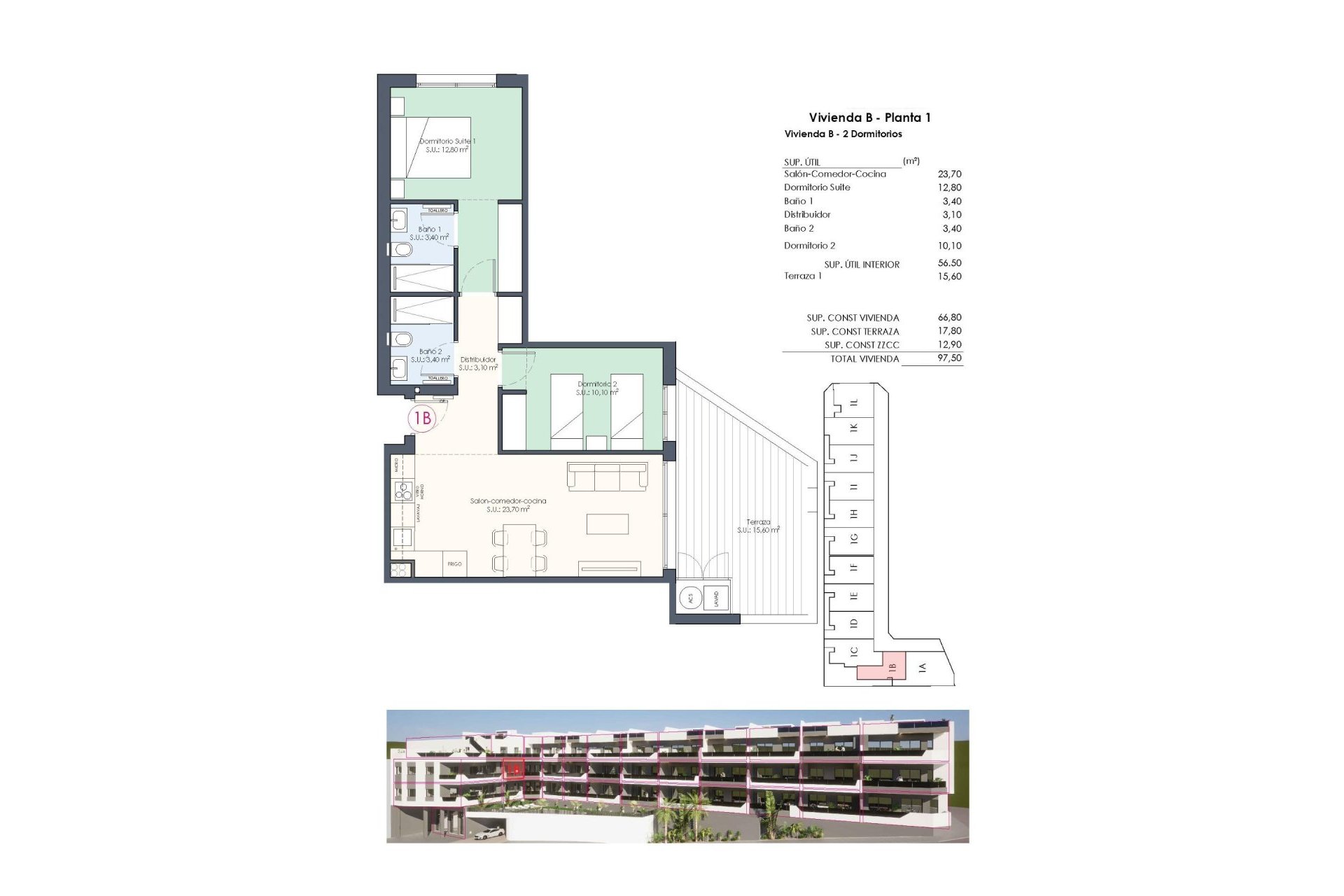 Nieuwbouw Woningen - Appartement  - Benijofar - Pueblo