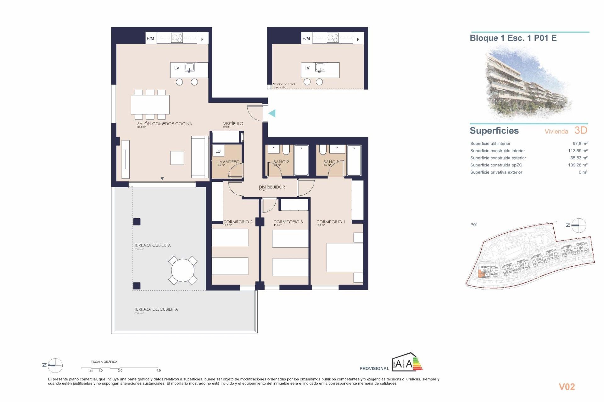 Nieuwbouw Woningen - Appartement  - Denia - Playa de La Almadraba