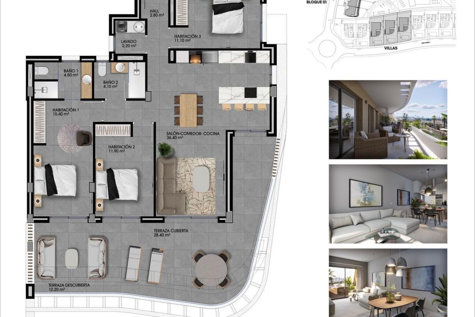 Nieuwbouw Woningen - Appartement  - Finestrat - Campana Garden