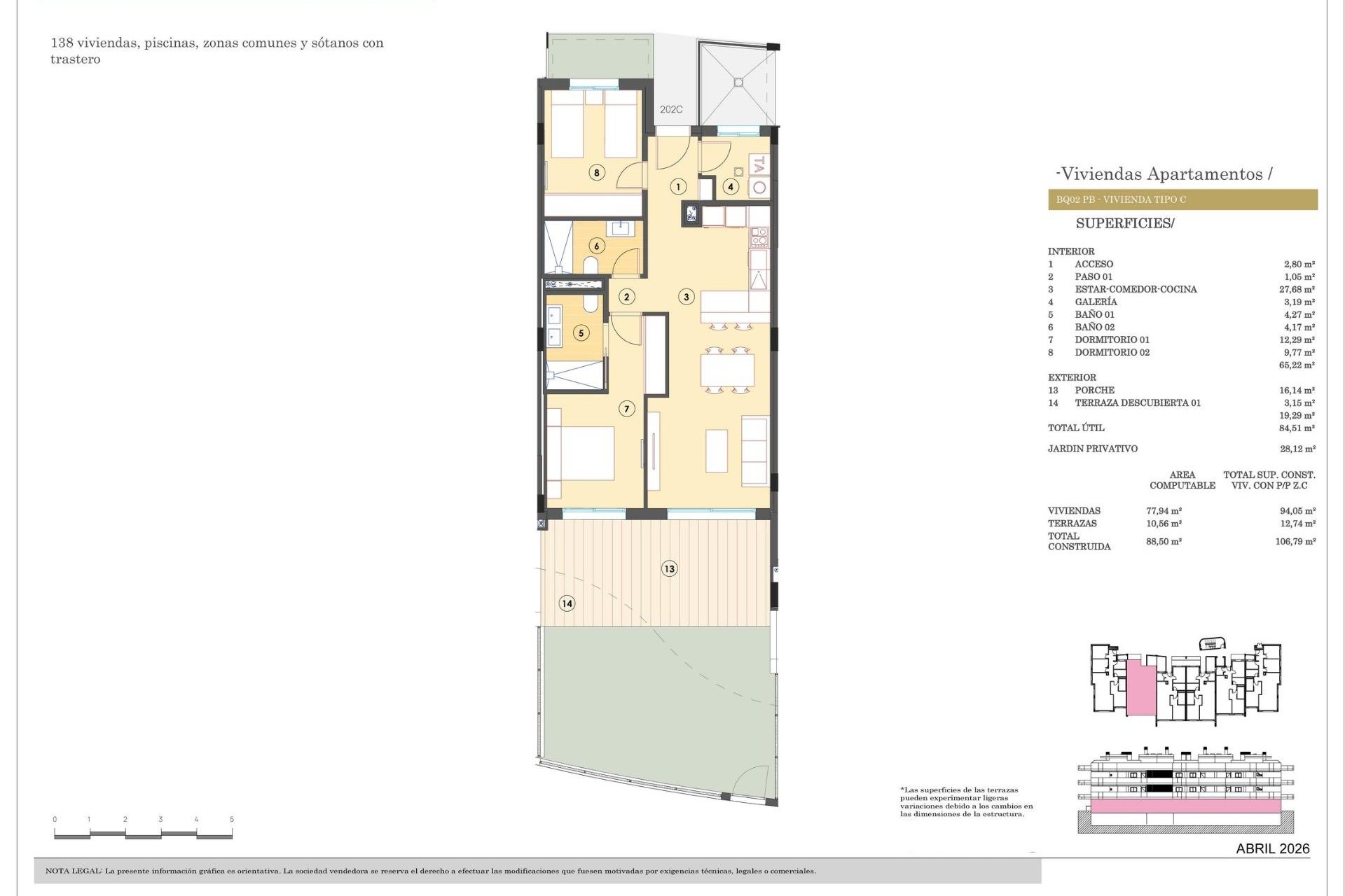 Nieuwbouw Woningen - Appartement  - Finestrat - Campana Garden