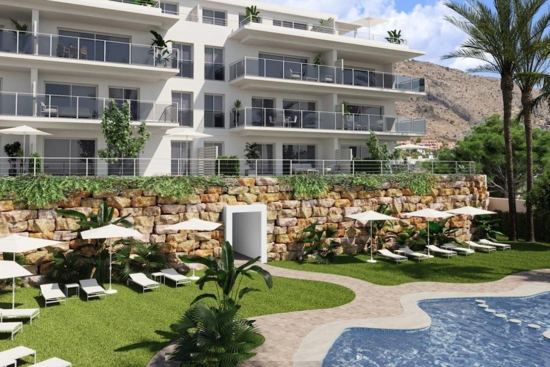 Nieuwbouw Woningen - Appartement  - Finestrat - Sierra Cortina