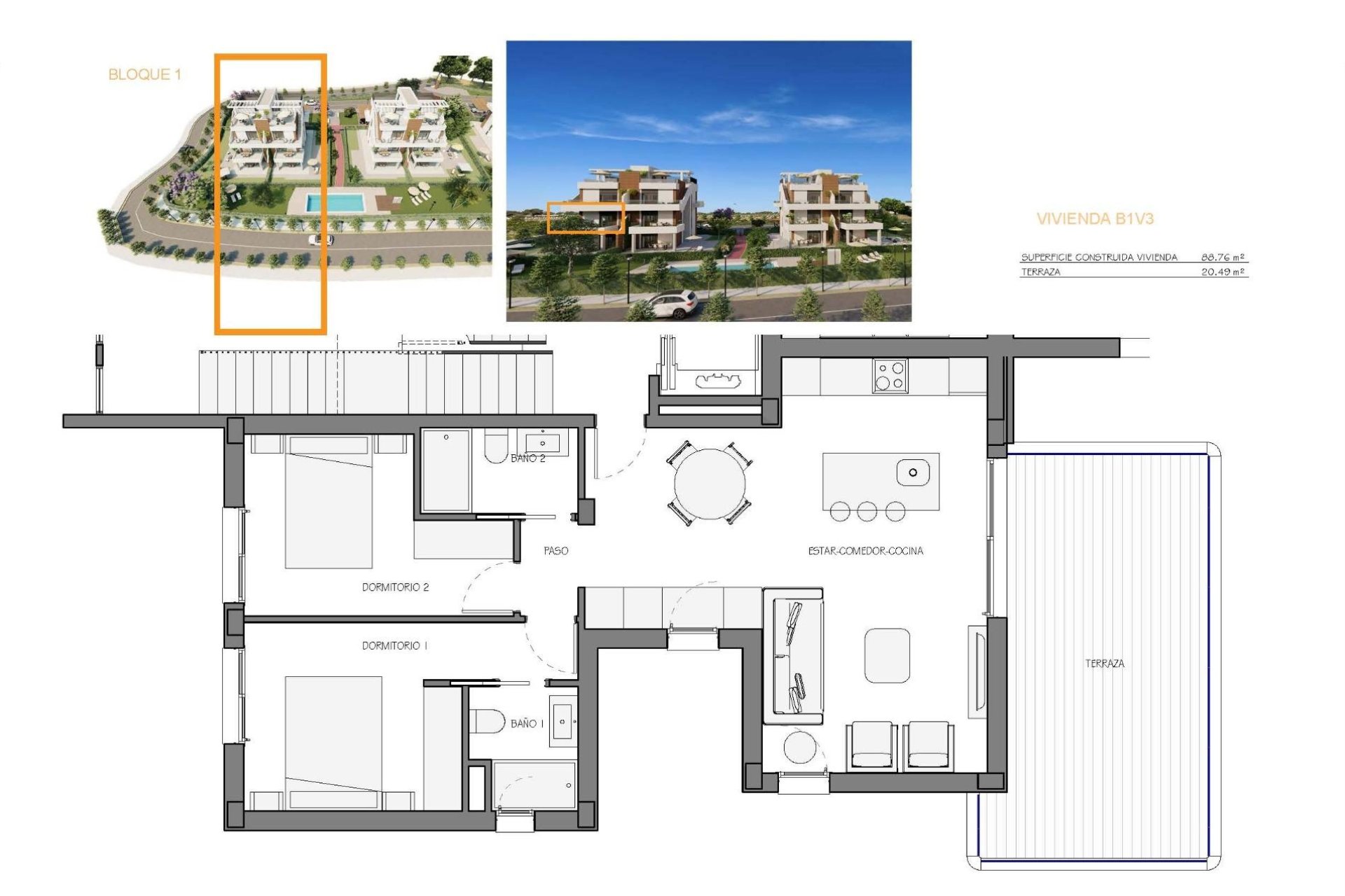 Nieuwbouw Woningen - Appartement  - Fuente Álamo - Hacienda del Alamo