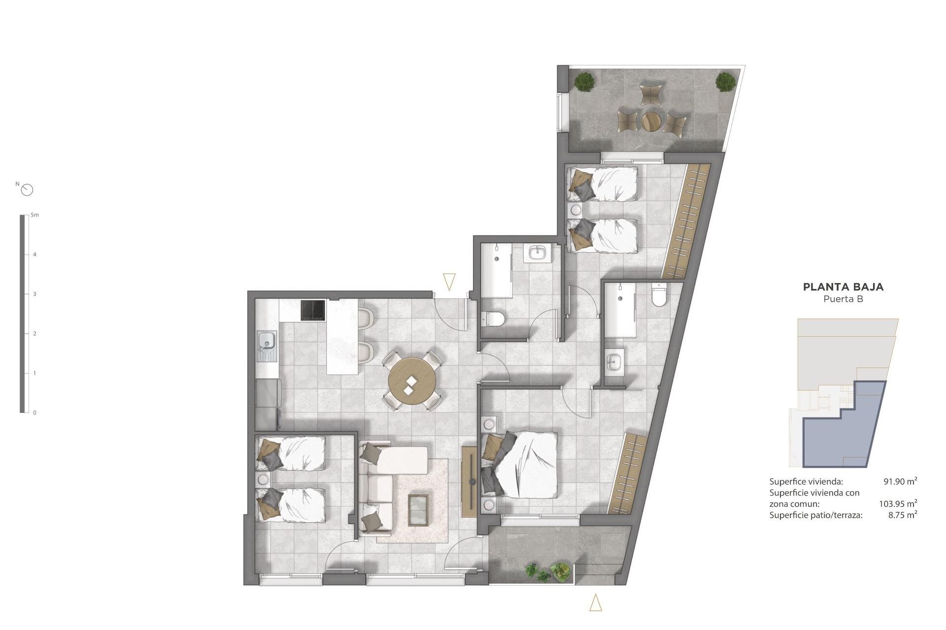 Nieuwbouw Woningen - Appartement  - Guardamar del Segura - Pueblo