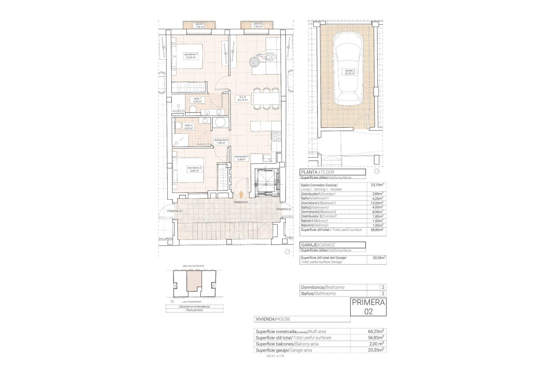 Nieuwbouw Woningen - Appartement  - Hondón de las Nieves - Pueblo