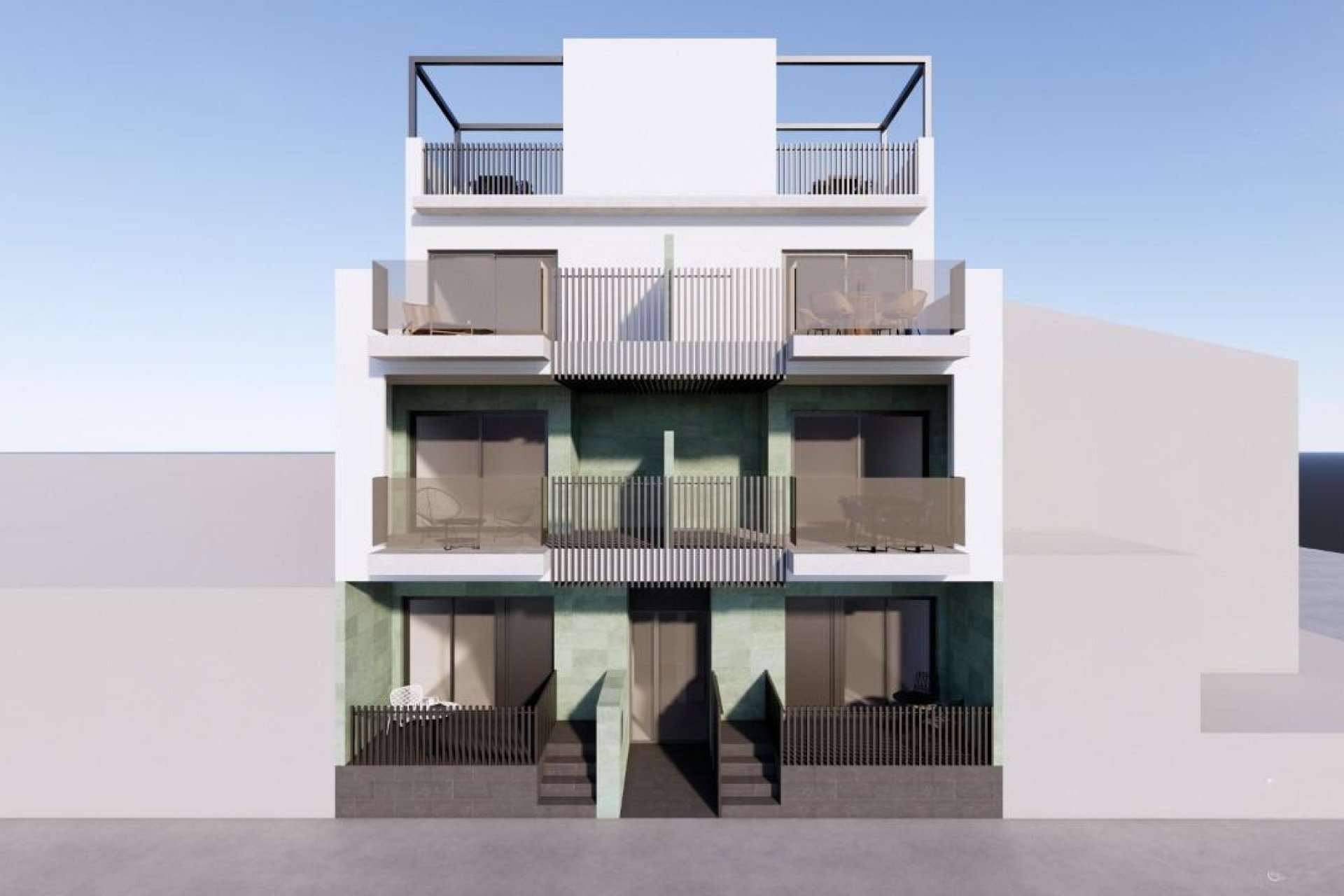 Nieuwbouw Woningen - Appartement  - Pilar de la Horadada - Torre De La Horadada