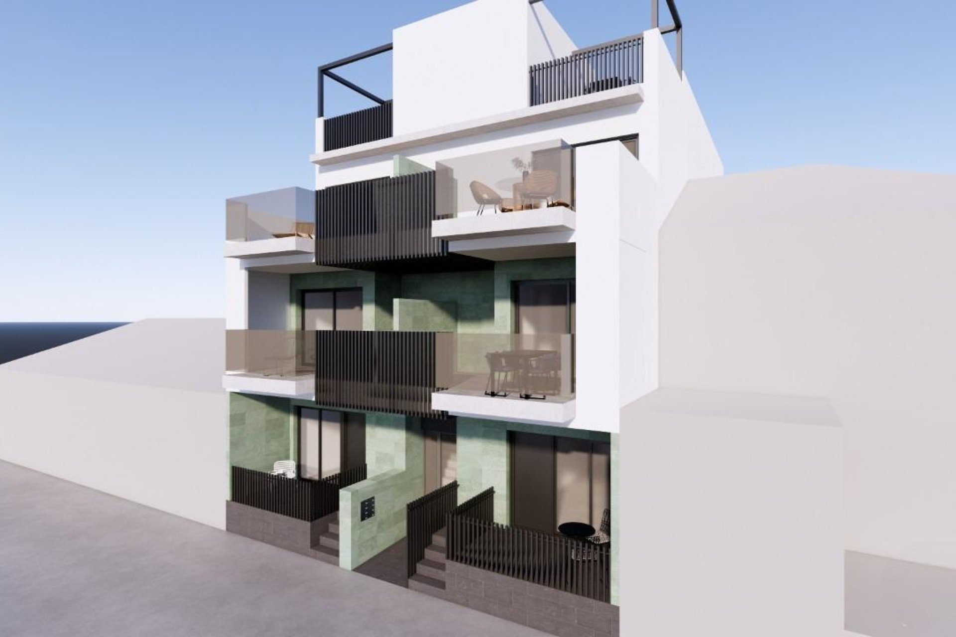Nieuwbouw Woningen - Appartement  - Pilar de la Horadada - Torre De La Horadada