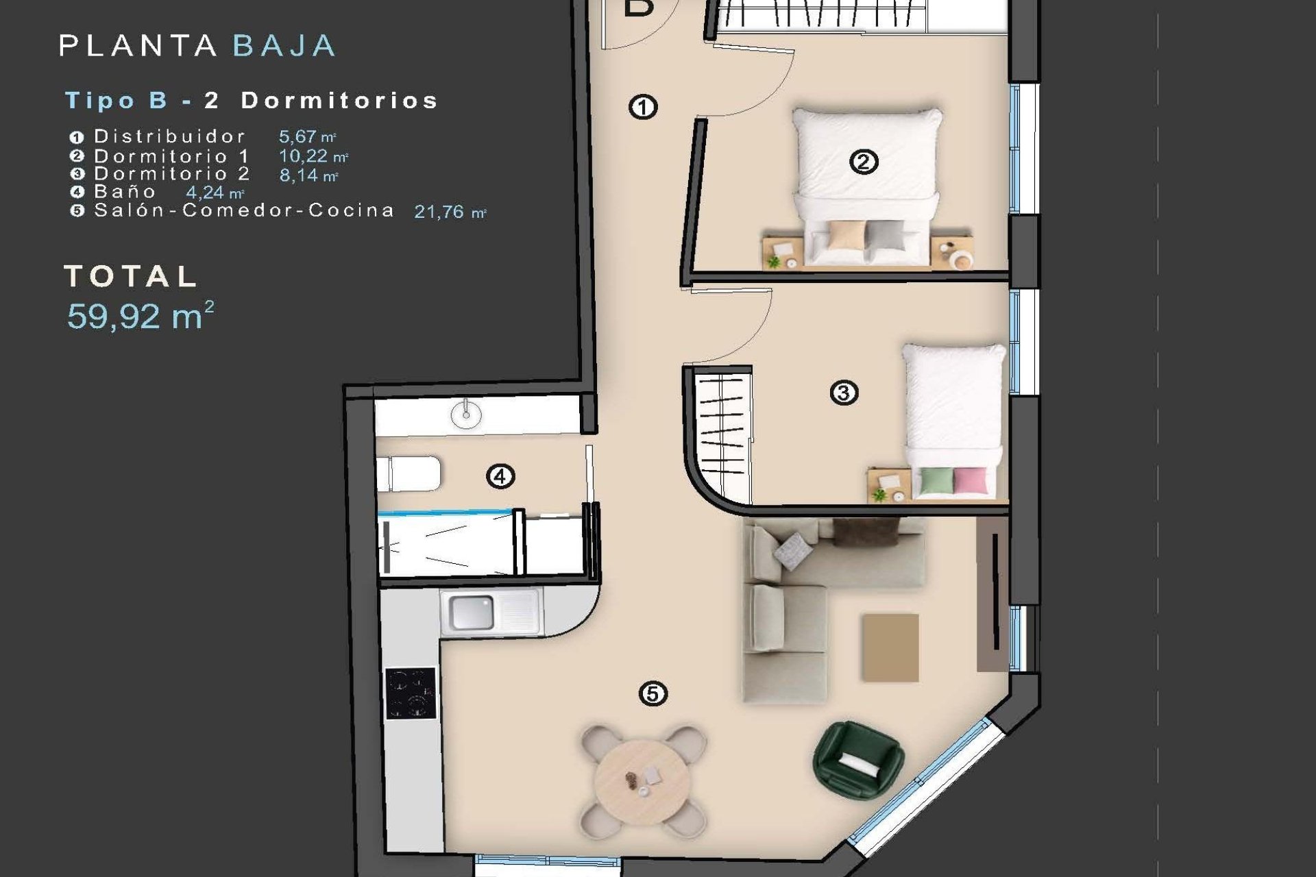 Nieuwbouw Woningen - Appartement  - Torrevieja - Centro