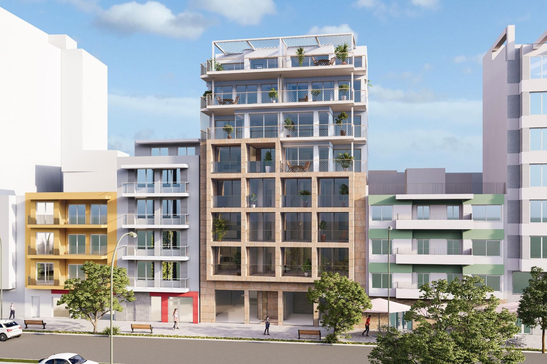 Nieuwbouw Woningen - Appartement  - Villajoyosa - Pueblo