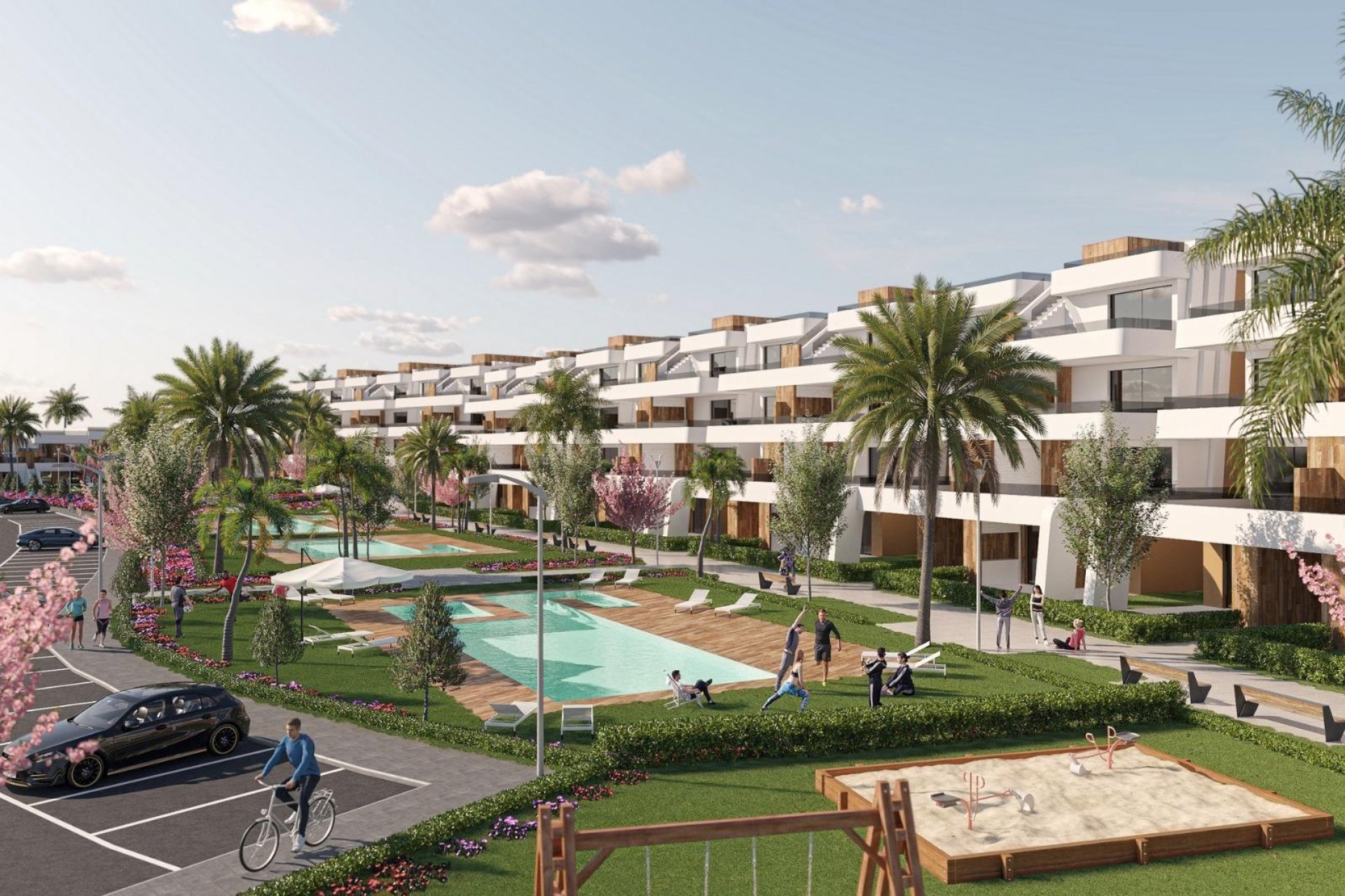 Nieuwbouw Woningen - Begane grond appartement - Alhama De Murcia - Condado De Alhama