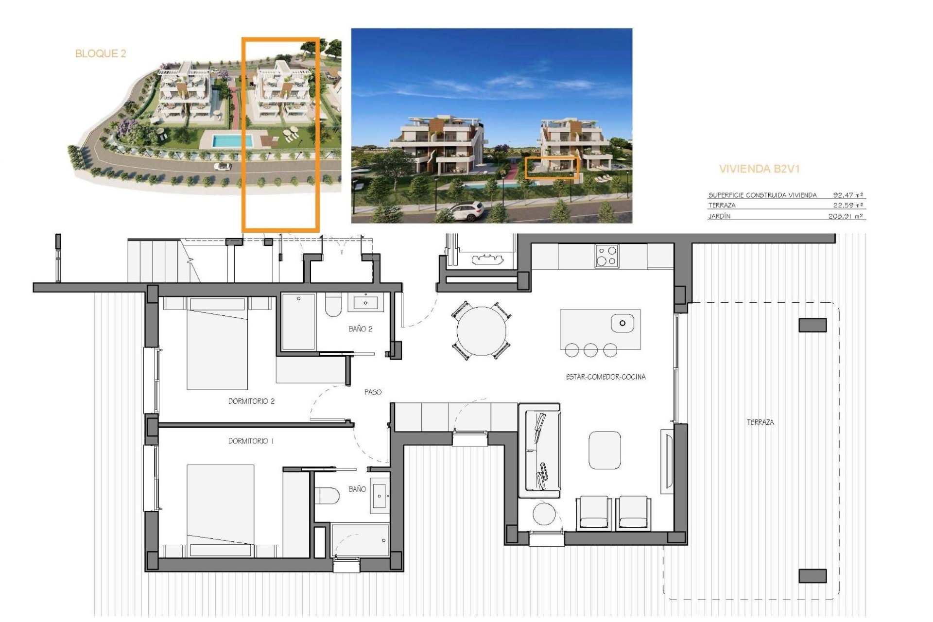 Nieuwbouw Woningen - Begane grond appartement - Fuente Álamo - Hacienda del Alamo