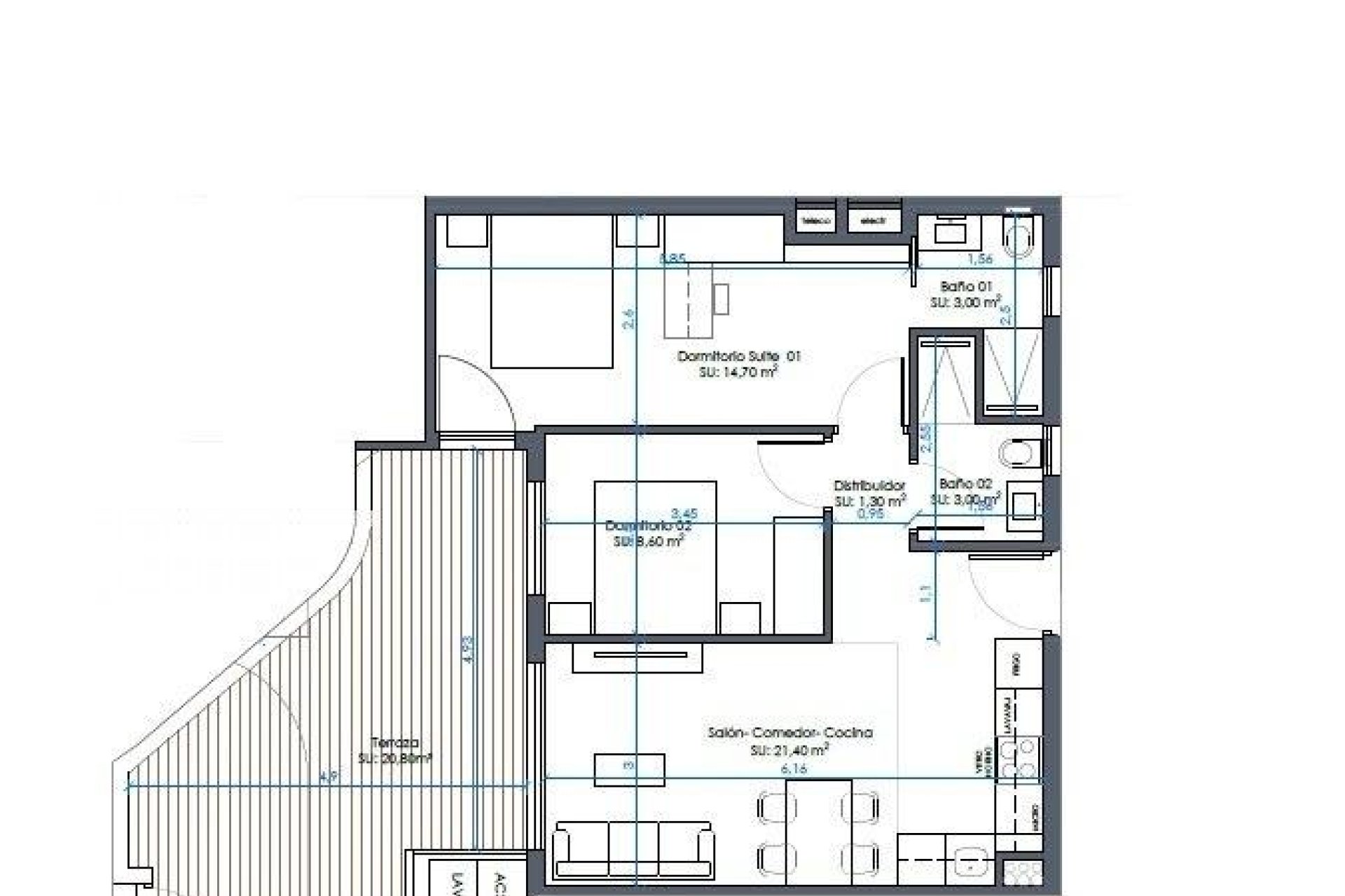Nieuwbouw Woningen - Begane grond appartement - Guardamar del Segura - Camino del Puerto
