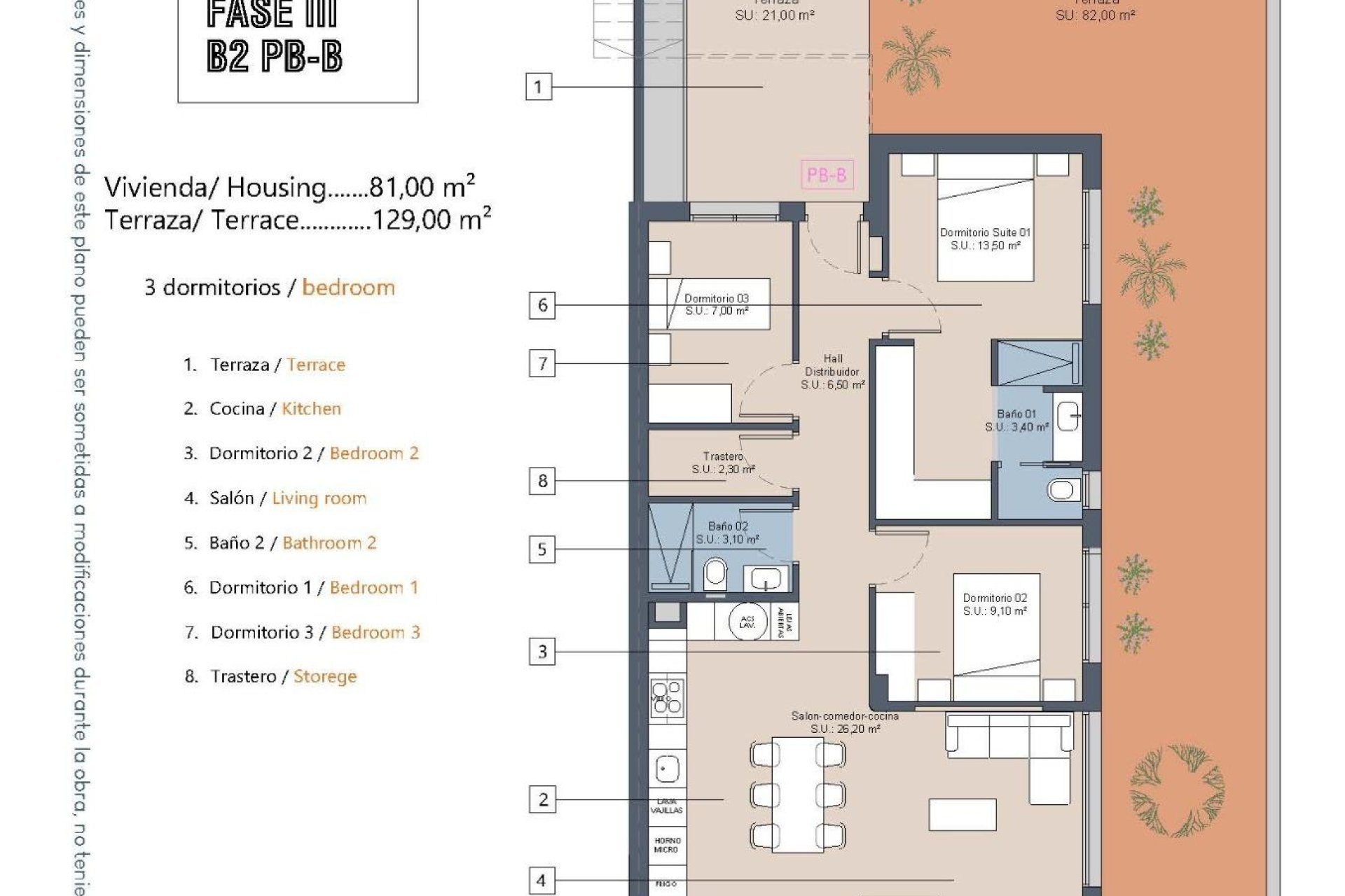 Nieuwbouw Woningen - Bungalow - Los Alcázares - La Serena Golf