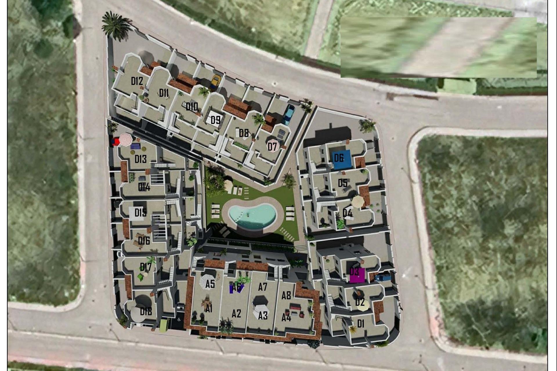 Nieuwbouw Woningen - Bungalow op de bovenste verdieping - Cox - San Fernando