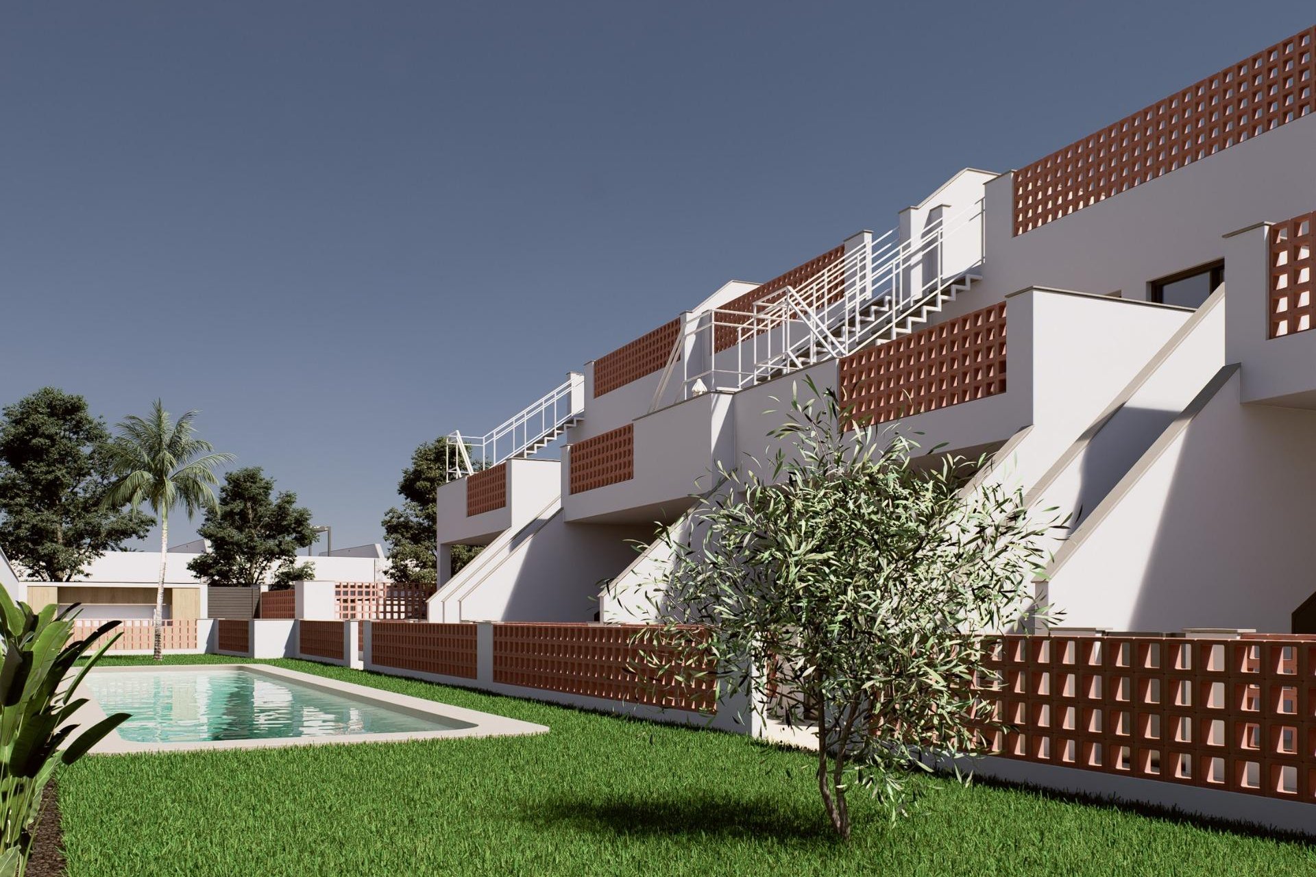 Nieuwbouw Woningen - Bungalow op de bovenste verdieping - Pilar de la Horadada - Parque del Mediterraneo