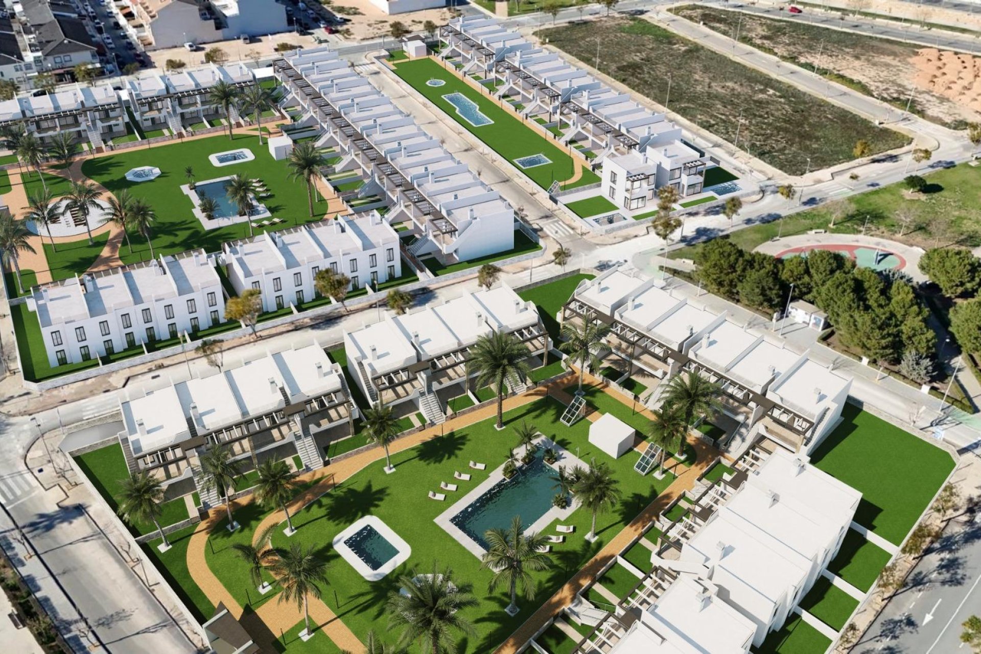 Nieuwbouw Woningen - Bungalow op de bovenste verdieping - Pilar de la Horadada - pueblo