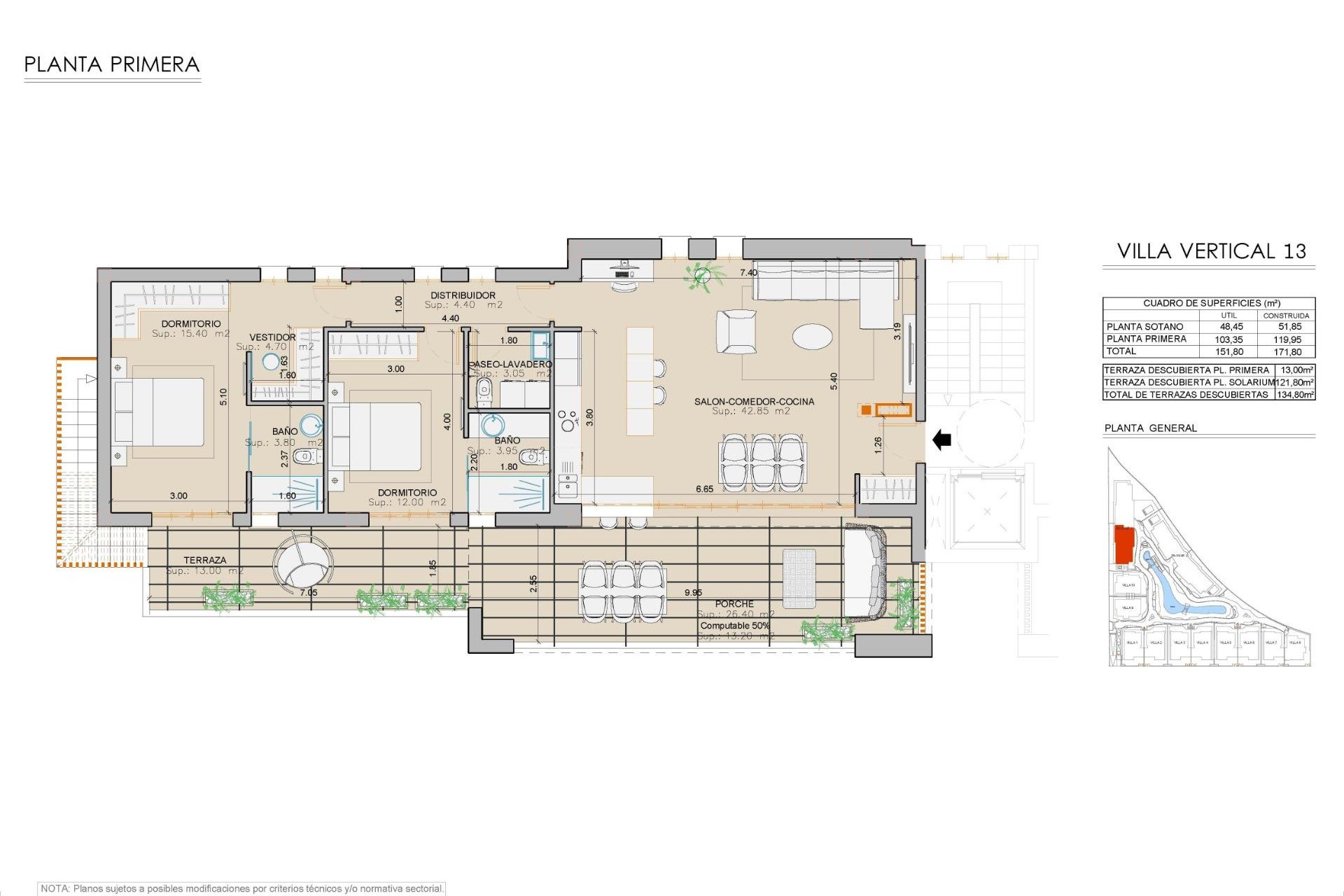 Nieuwbouw Woningen - Bungalow op de bovenste verdieping - San Juan de los Terreros - Mar De Pulpí