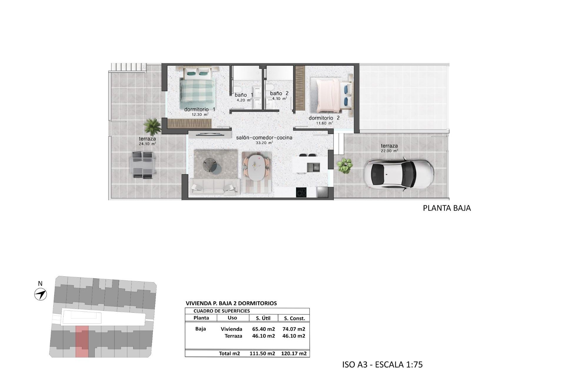 Nieuwbouw Woningen - Bungalow - Pilar de la Horadada - pueblo