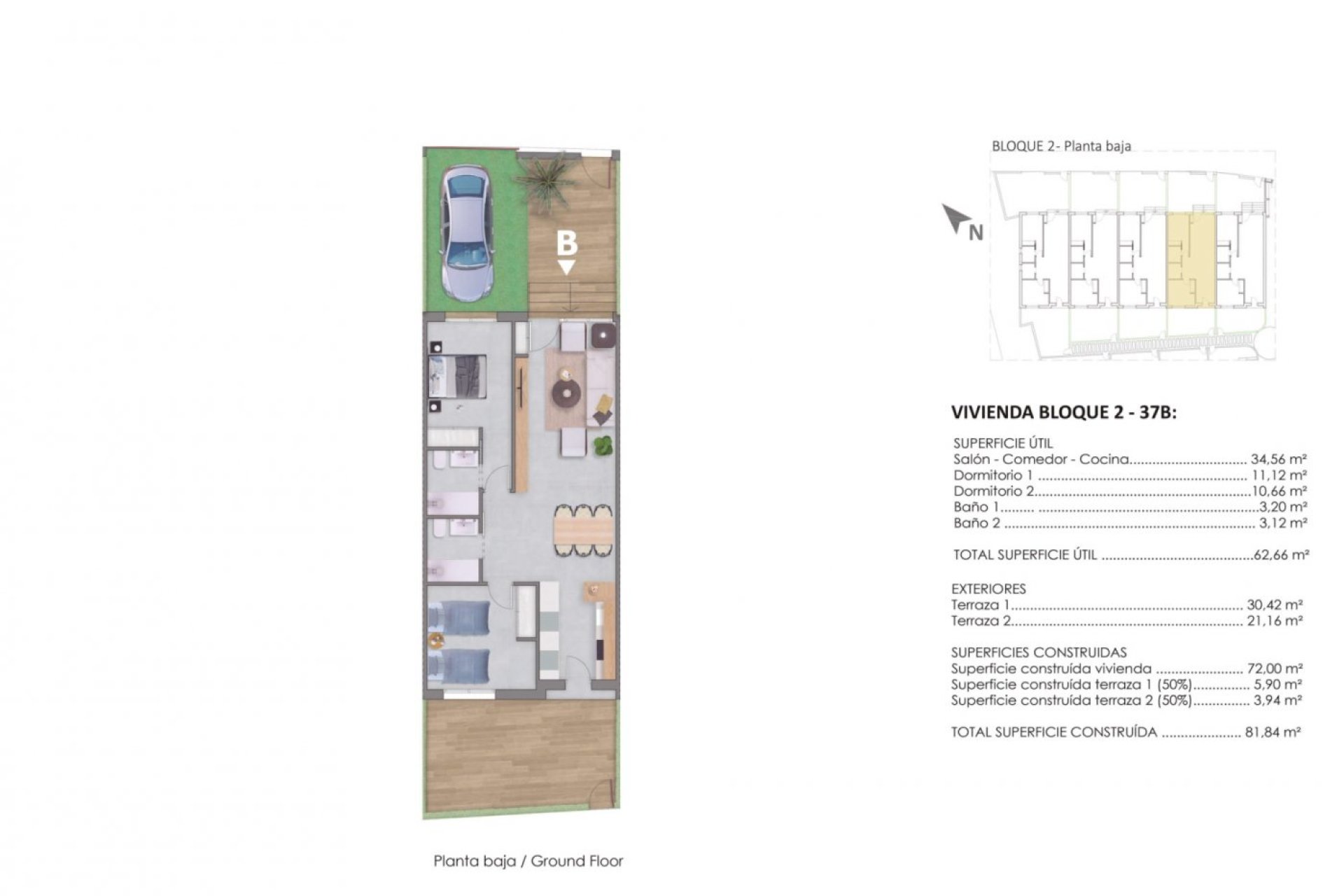 Nieuwbouw Woningen - Bungalow - Pilar de la Horadada - pueblo