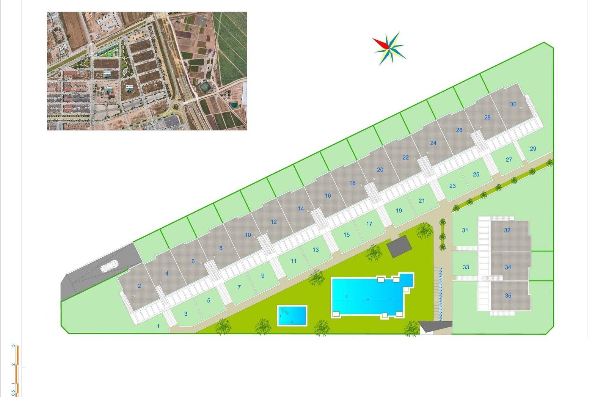 Nieuwbouw Woningen - Bungalow - Pilar de la Horadada - pueblo