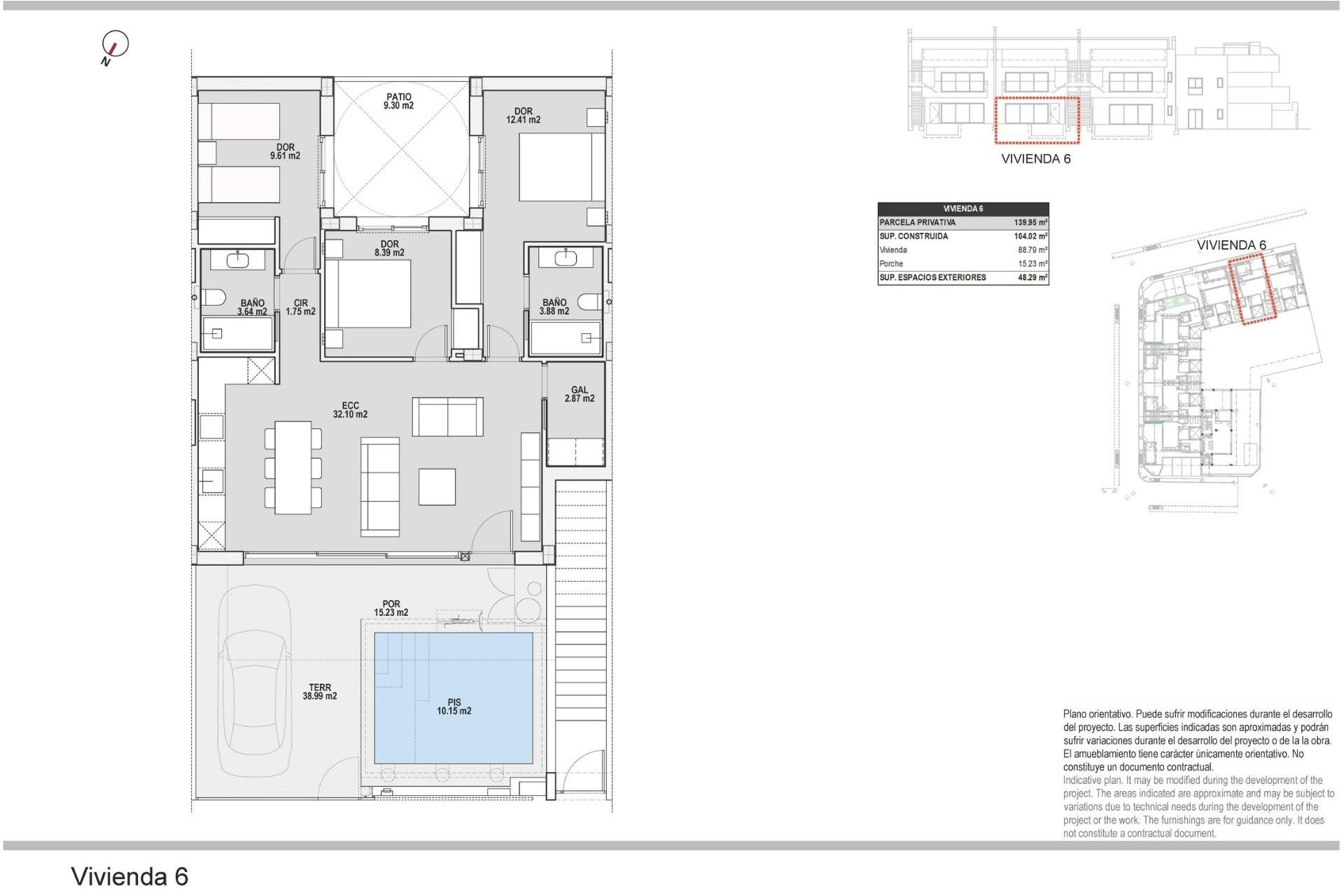 Nieuwbouw Woningen - Bungalow - Pilar de la Horadada - pueblo