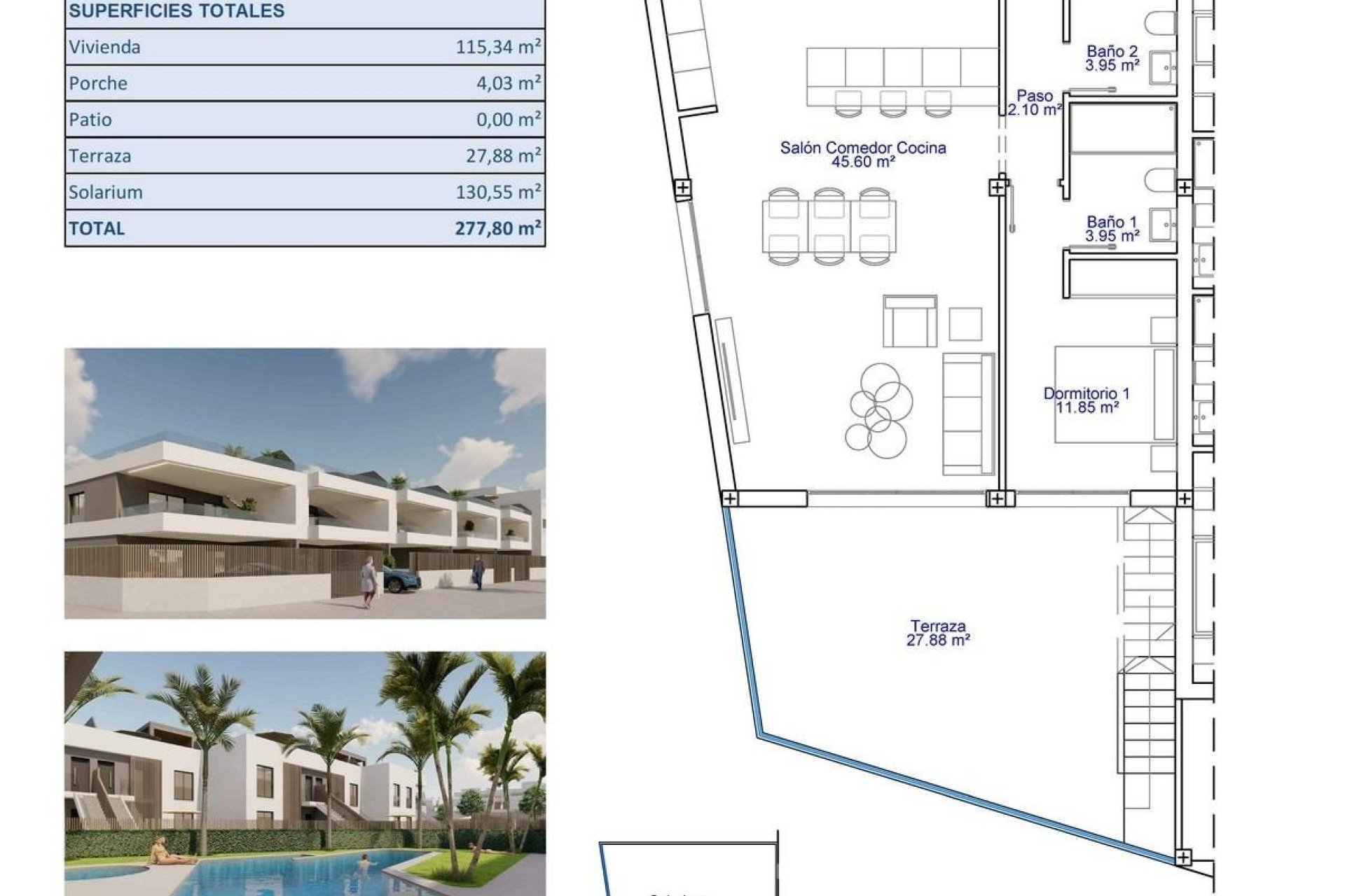 Nieuwbouw Woningen - Bungalow - Pilar de la Horadada - pueblo