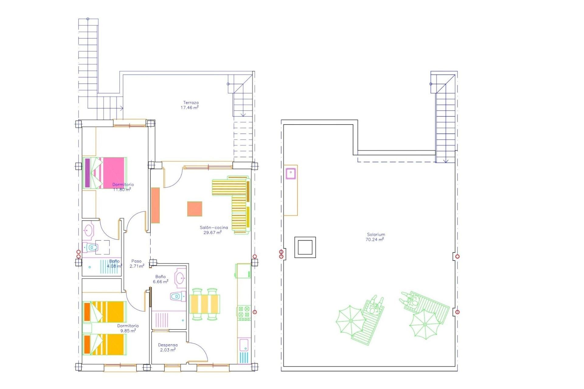 Nieuwbouw Woningen - Bungalow - San Javier - pueblo