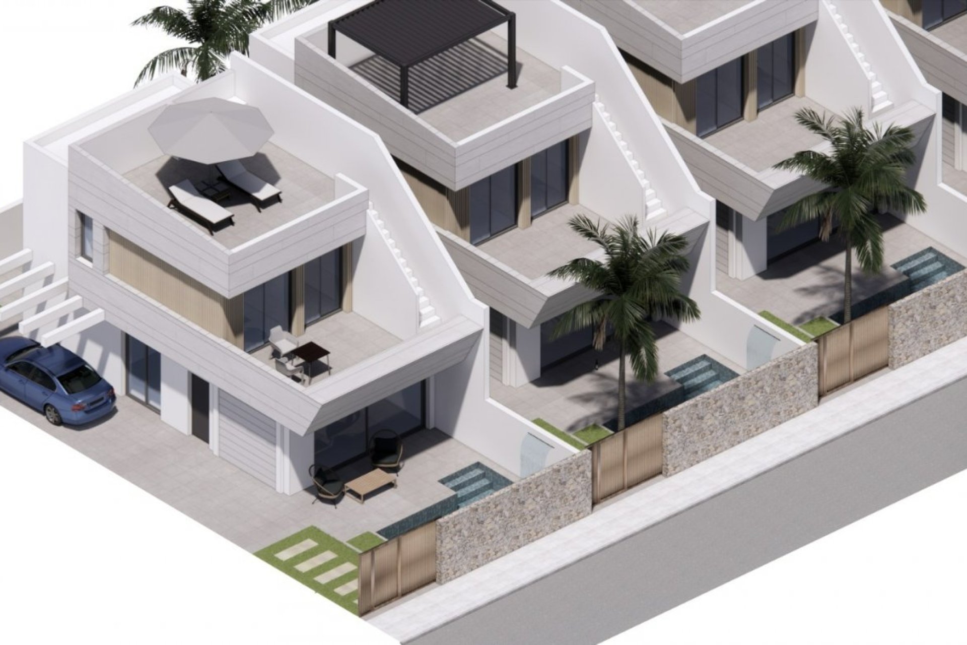 Nieuwbouw Woningen - Chalet - Santiago de la ribera - San blas