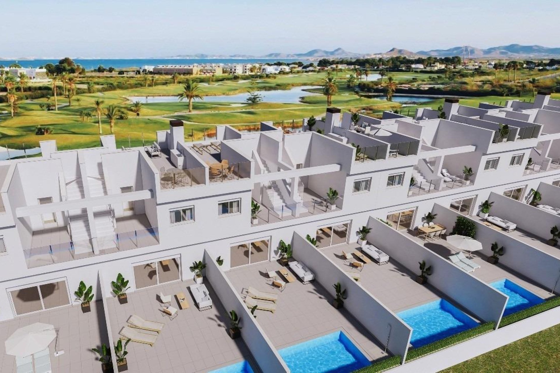 Nieuwbouw Woningen - Halfvrijstaande  woning - Los Alcázares - Serena Golf